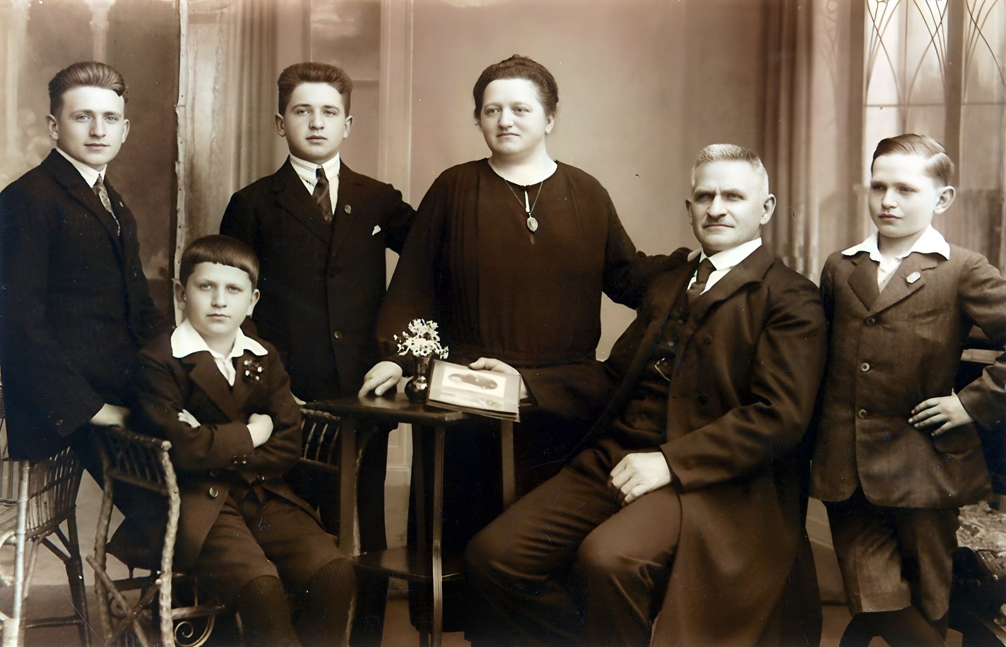 Familienportrait Anfang der 1920er Jahre