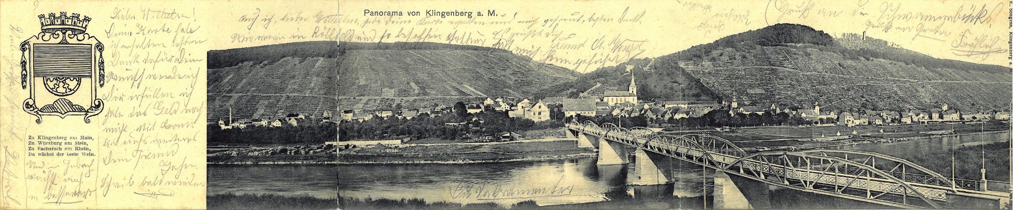 Panoramakarte um 1905