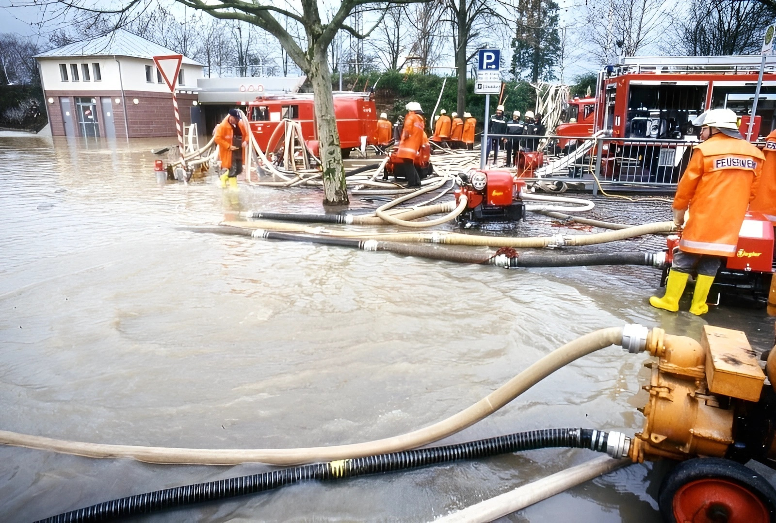 Alle verfügbaren Pumpen sind im Einsatz