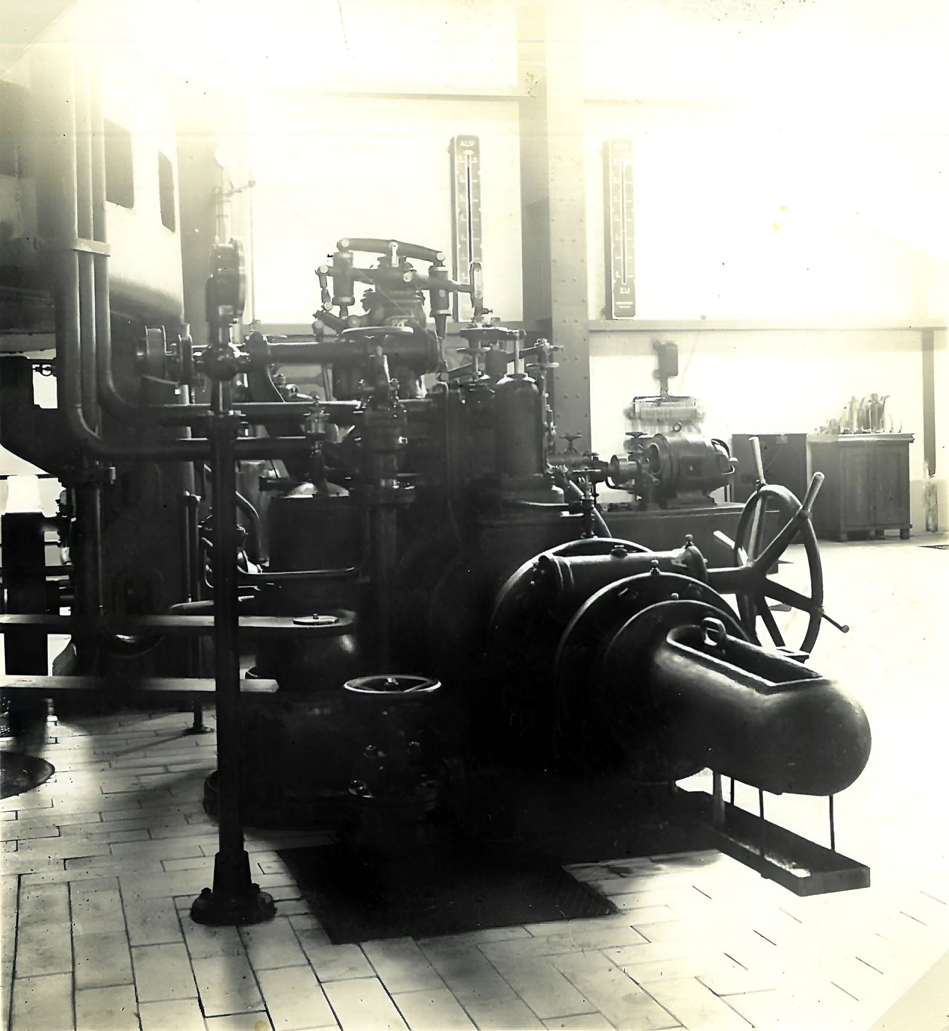 Bau des Kraftwerks 1929