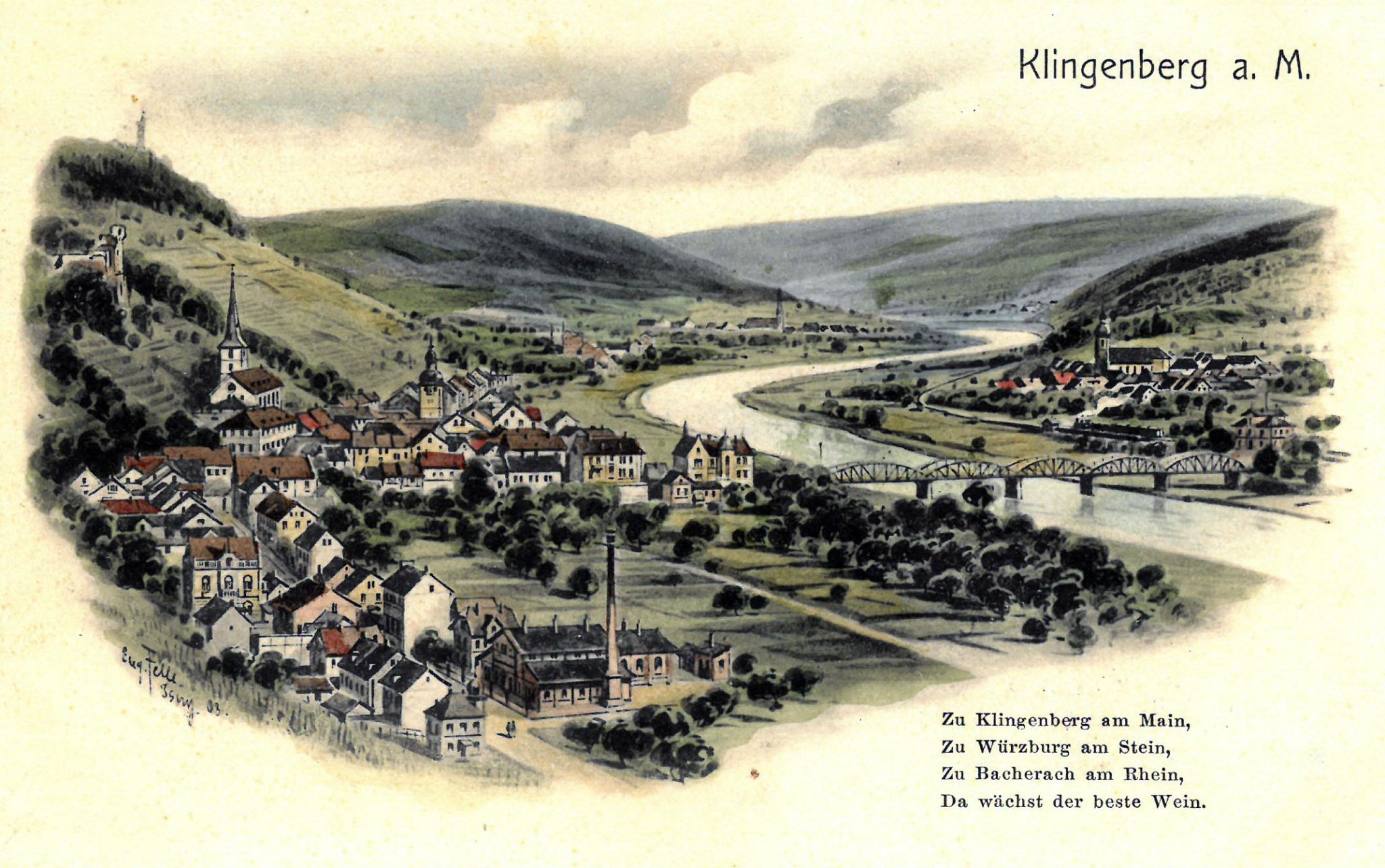 Lithografie von 1903