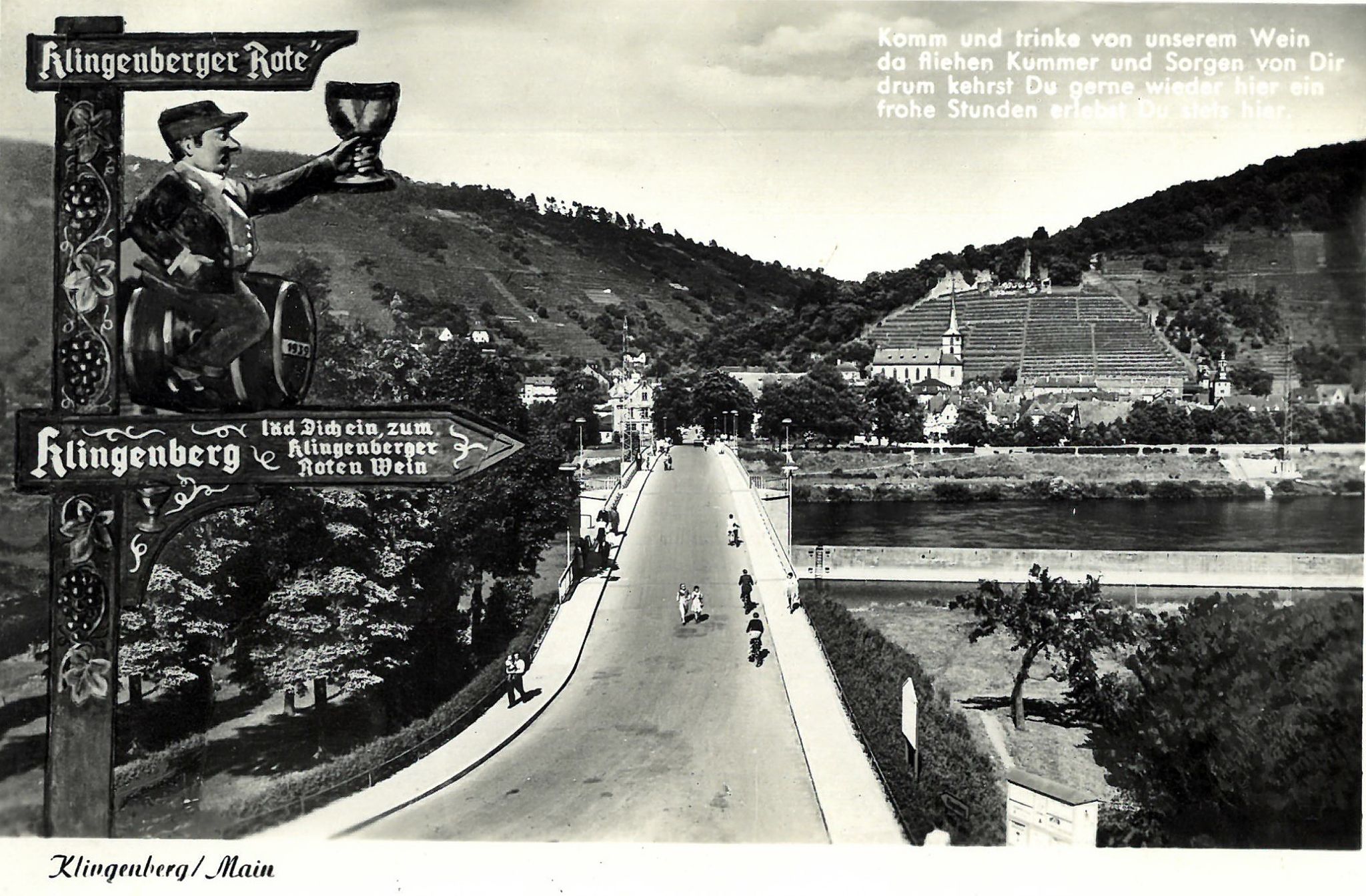 Die Mainbrücke 1961