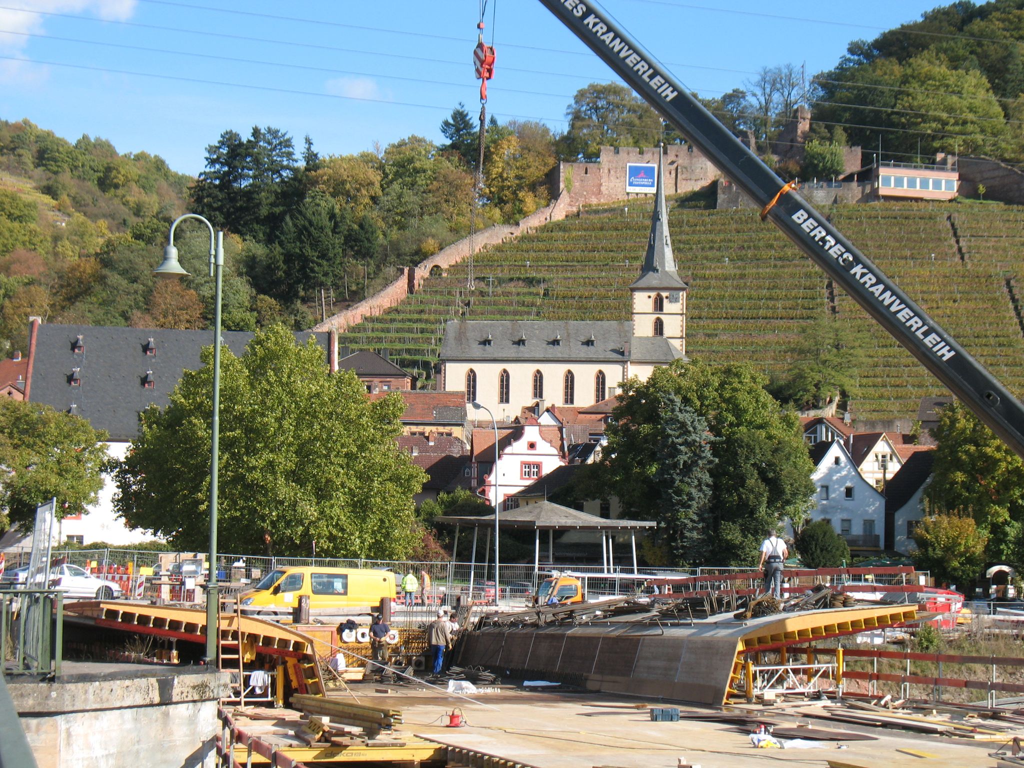 Großbaustelle vor den Toren der Stadt