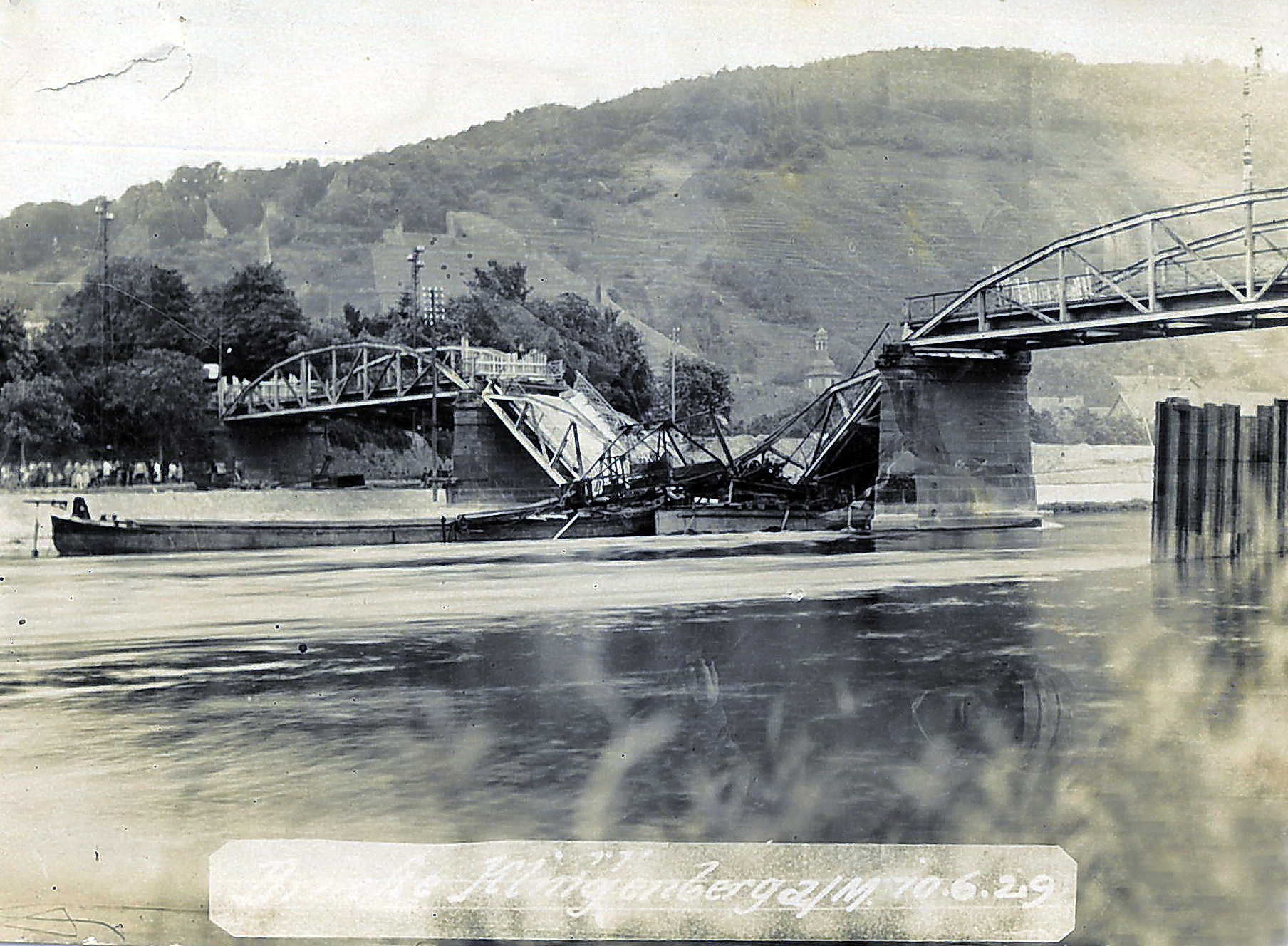 Brückeneinsturz am 10. Juni 1929