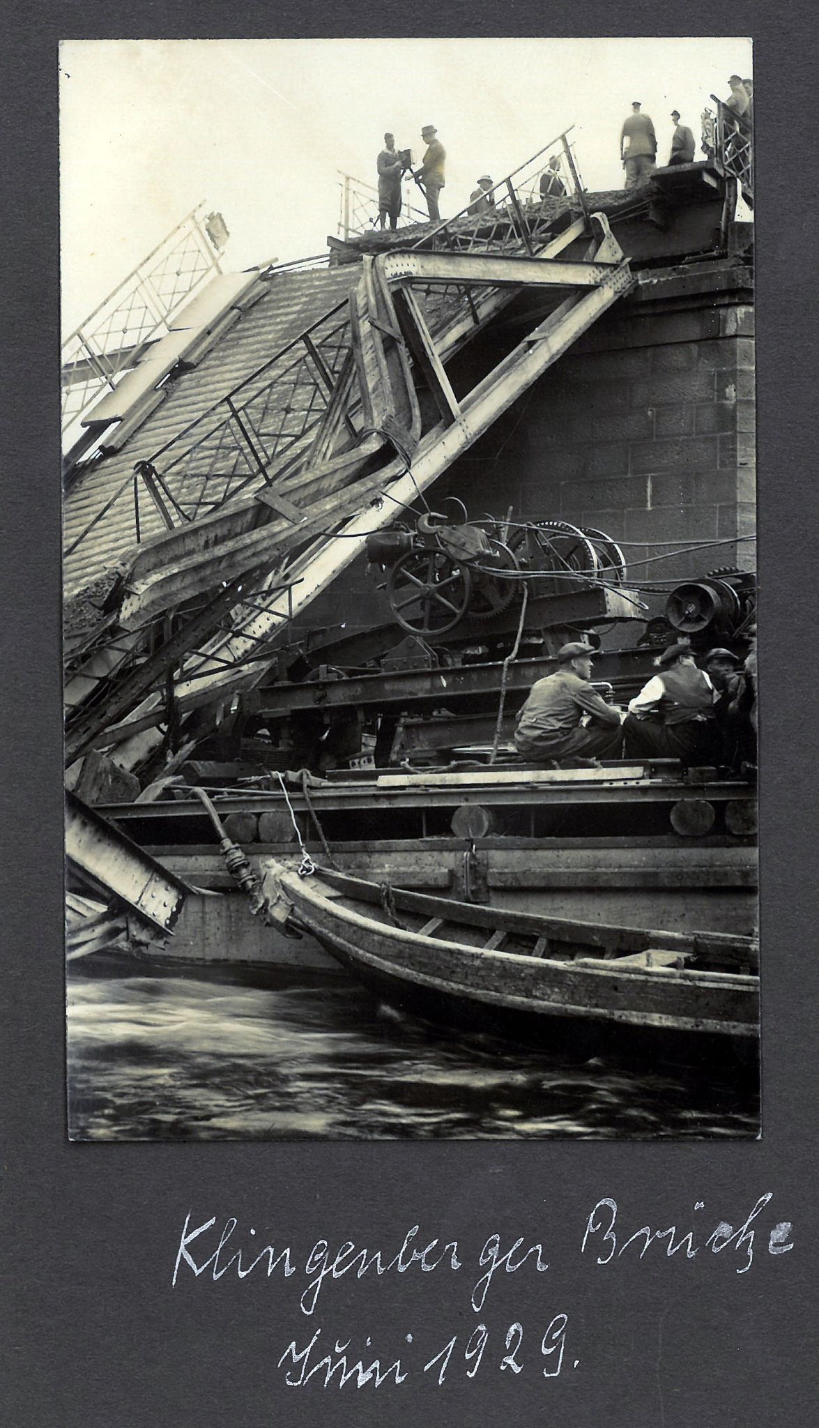 Brückeneinsturz am 10. Juni 1929