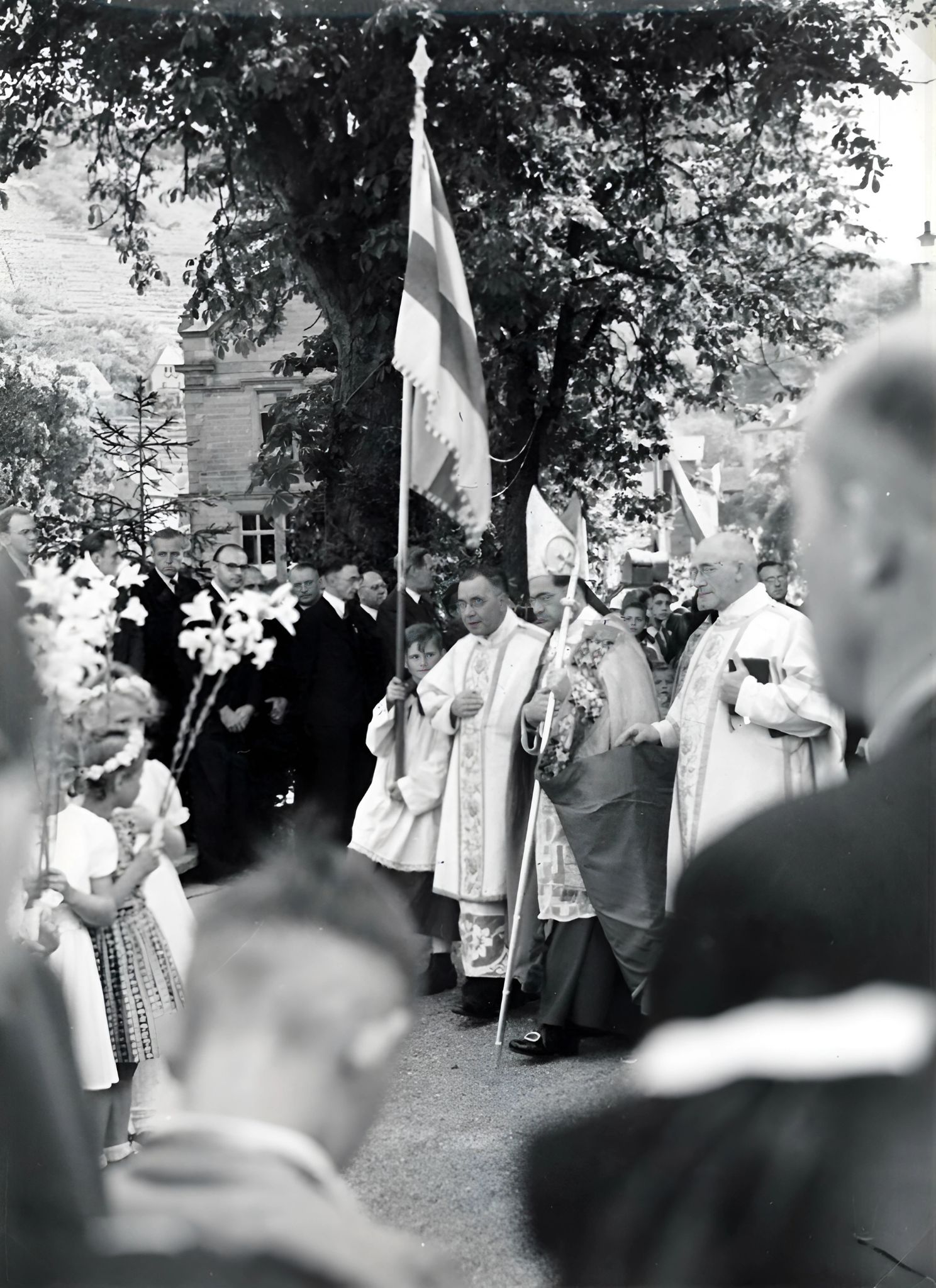 Einweihung der Mainbrücke am 29. Juni 1949