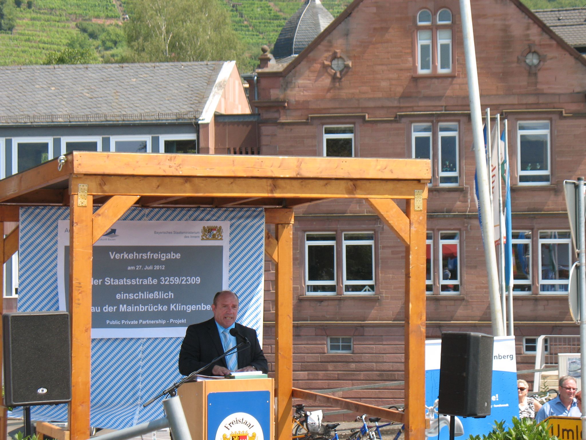 Brückeneröffnung am 27.07.2012