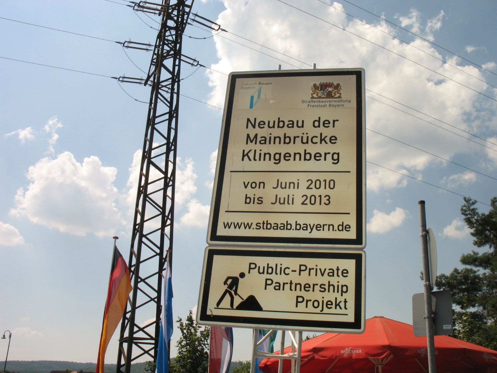 Brückeneröffnung am 27.07.2012