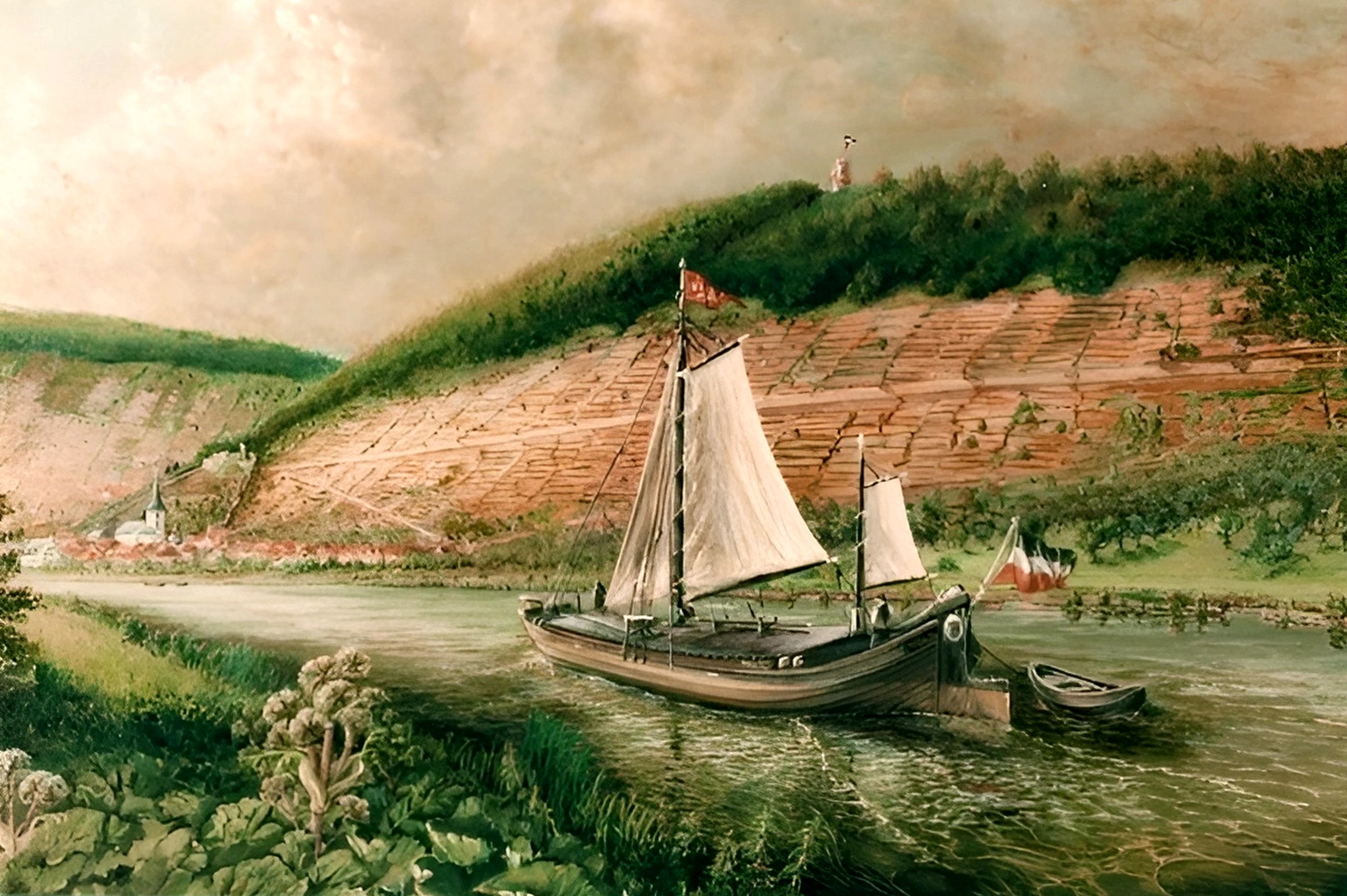 Das Segelschiff "Vorsorge"