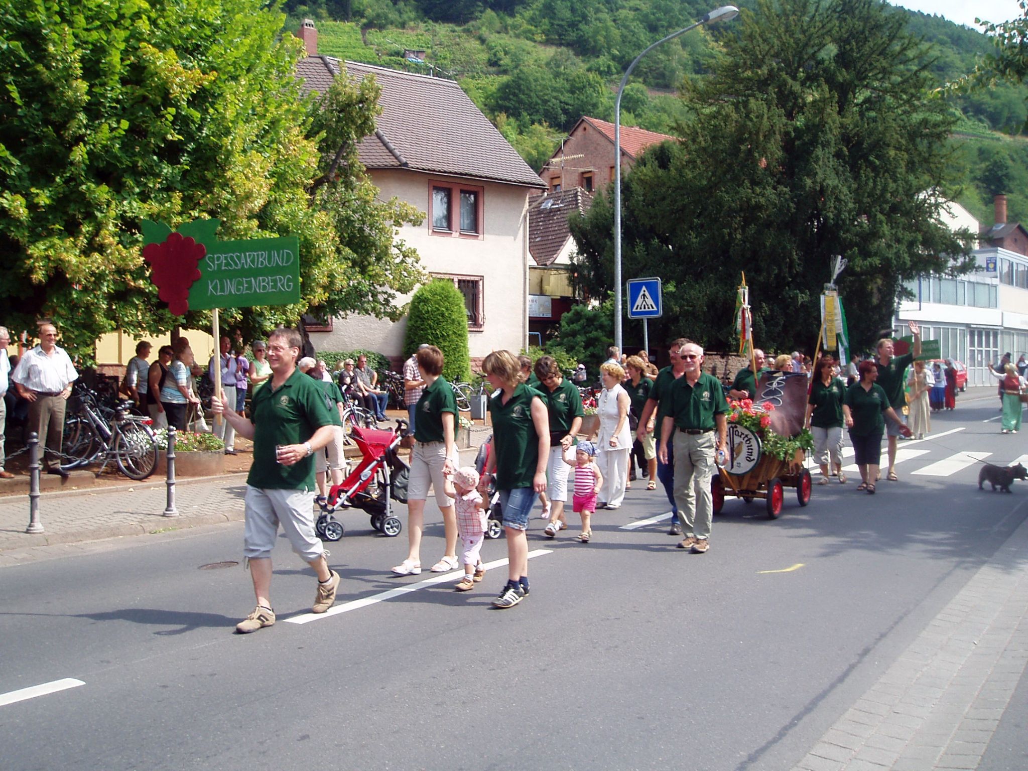Jubiläumsfestzug 100 Jahre Weinbauverein