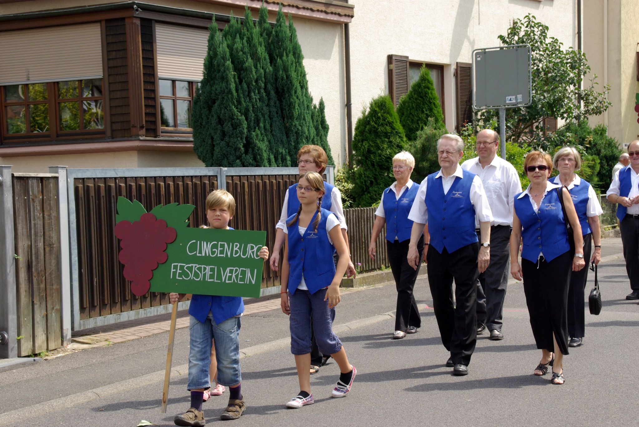 Jubiläumsfestzug 100 Jahre Weinbauverein