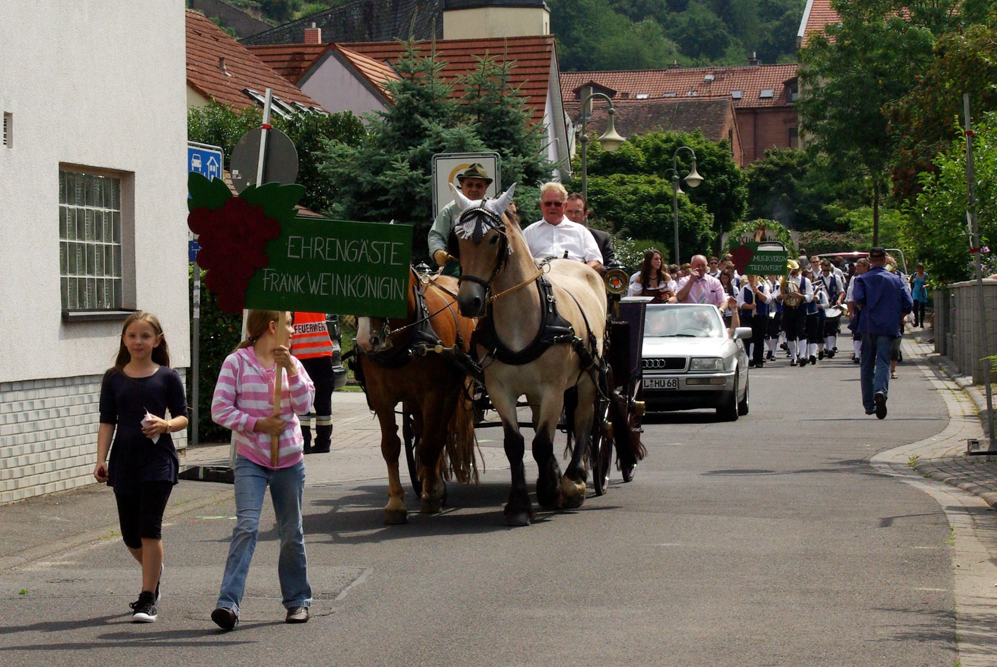 Jubiläumsfestzug 100 Jahre Weinbauverein