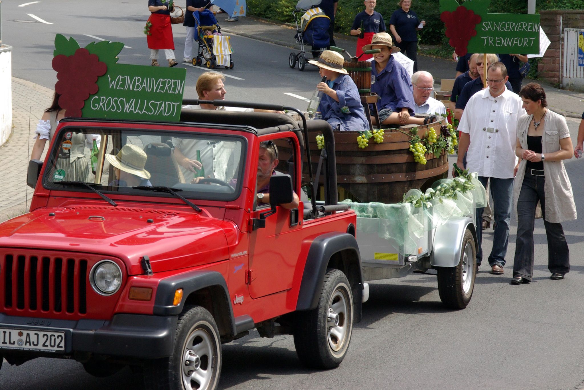 Jubiläumsfestzug 100 Jahre Weinbauverein