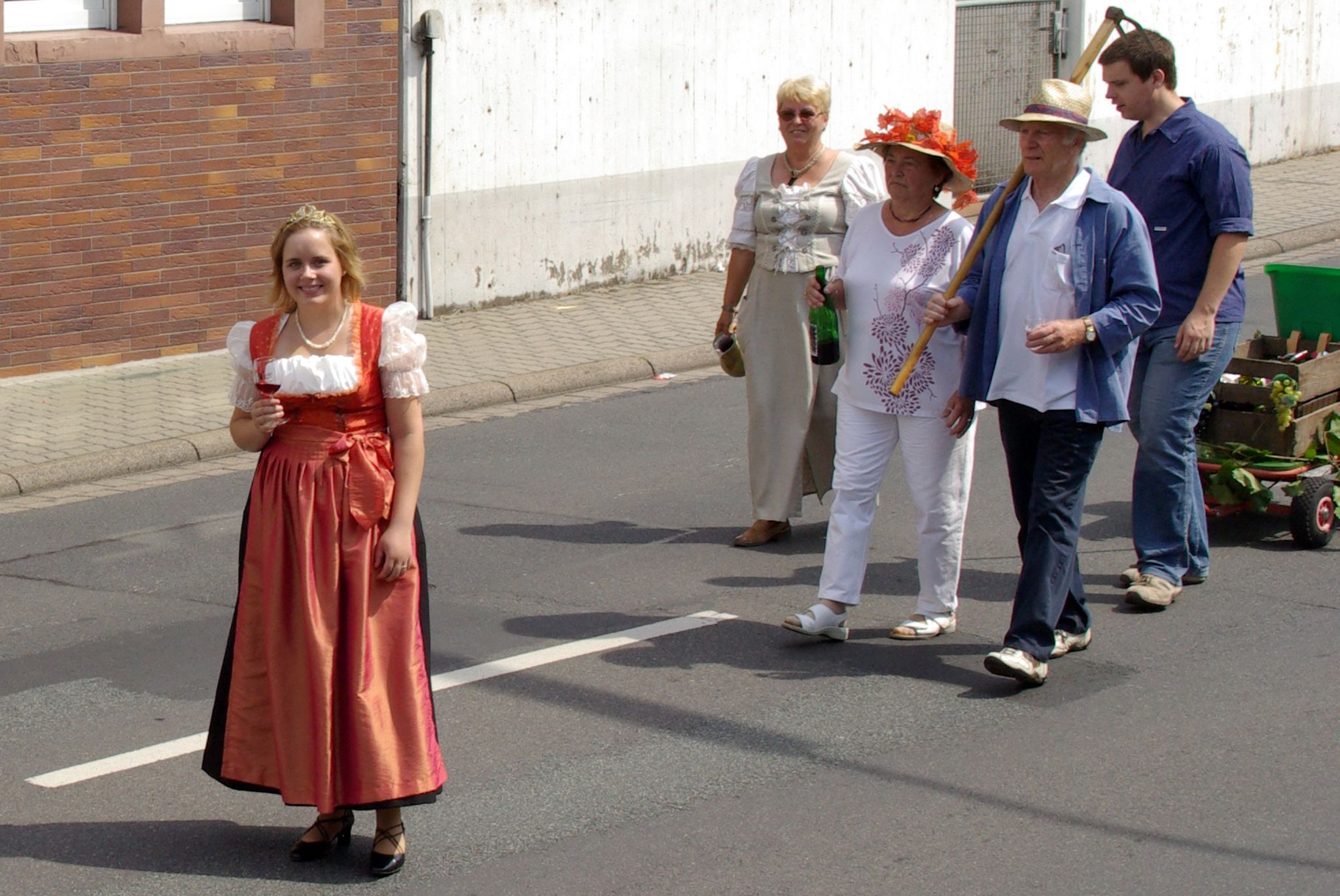 Jubiläumsfestzug 100 Jahre Weinbauverein