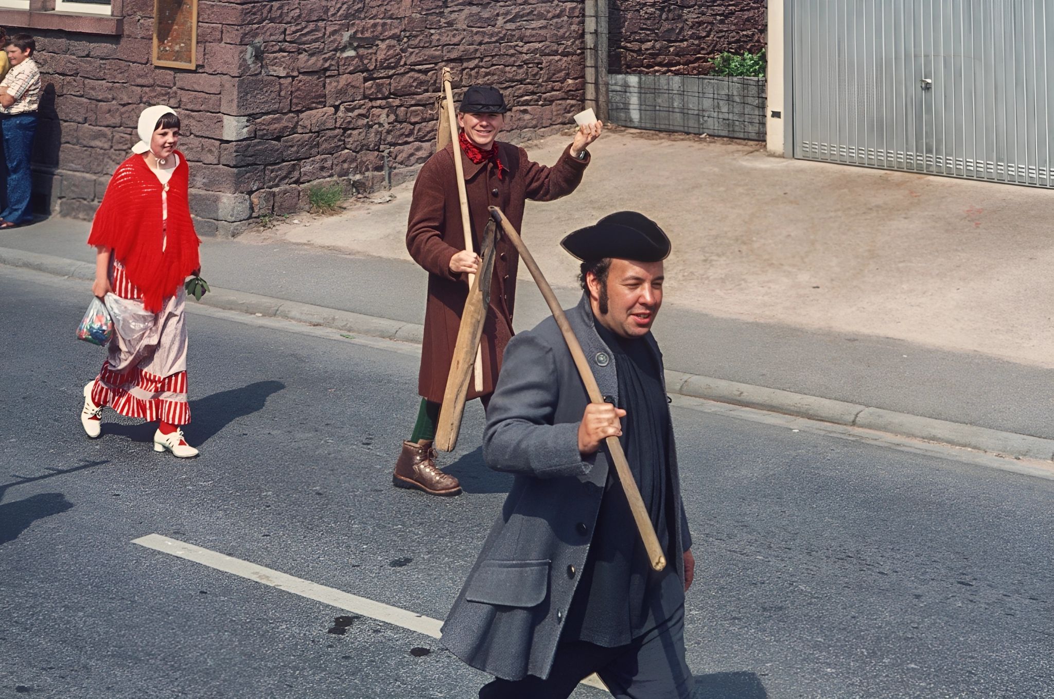 Beim Festzug 700 Jahre Stadt Klingenberg