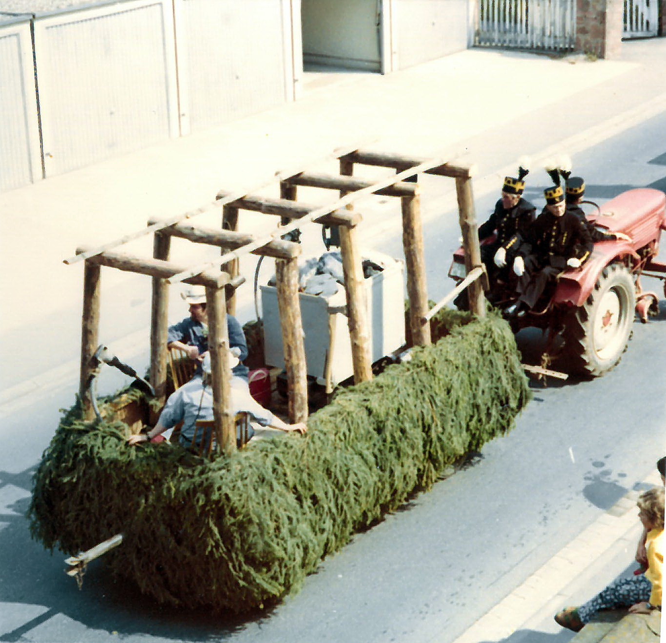 Knappen des Klingenberger Tonbergwerks mit Stollennachbau