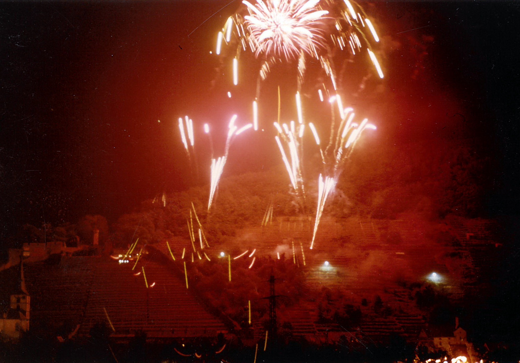 Das Feuerwerk zum Abschluss