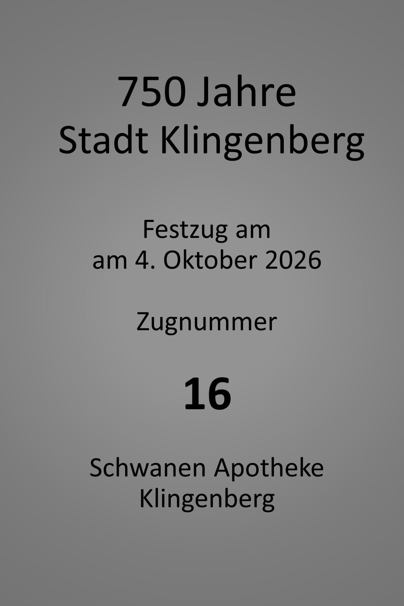 Zugnummer 16