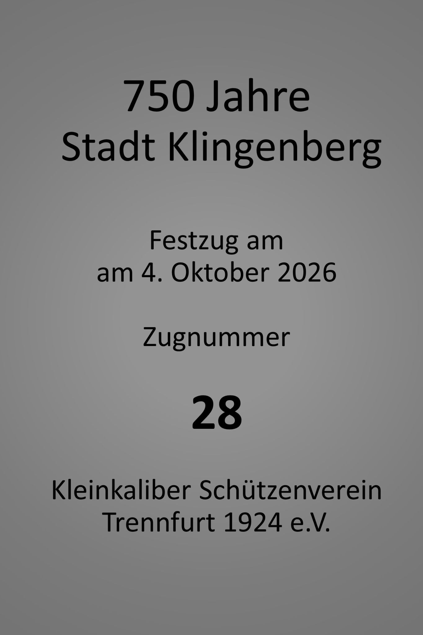 28 090 Zwischenueberschrift Zugnummer 28 20261003