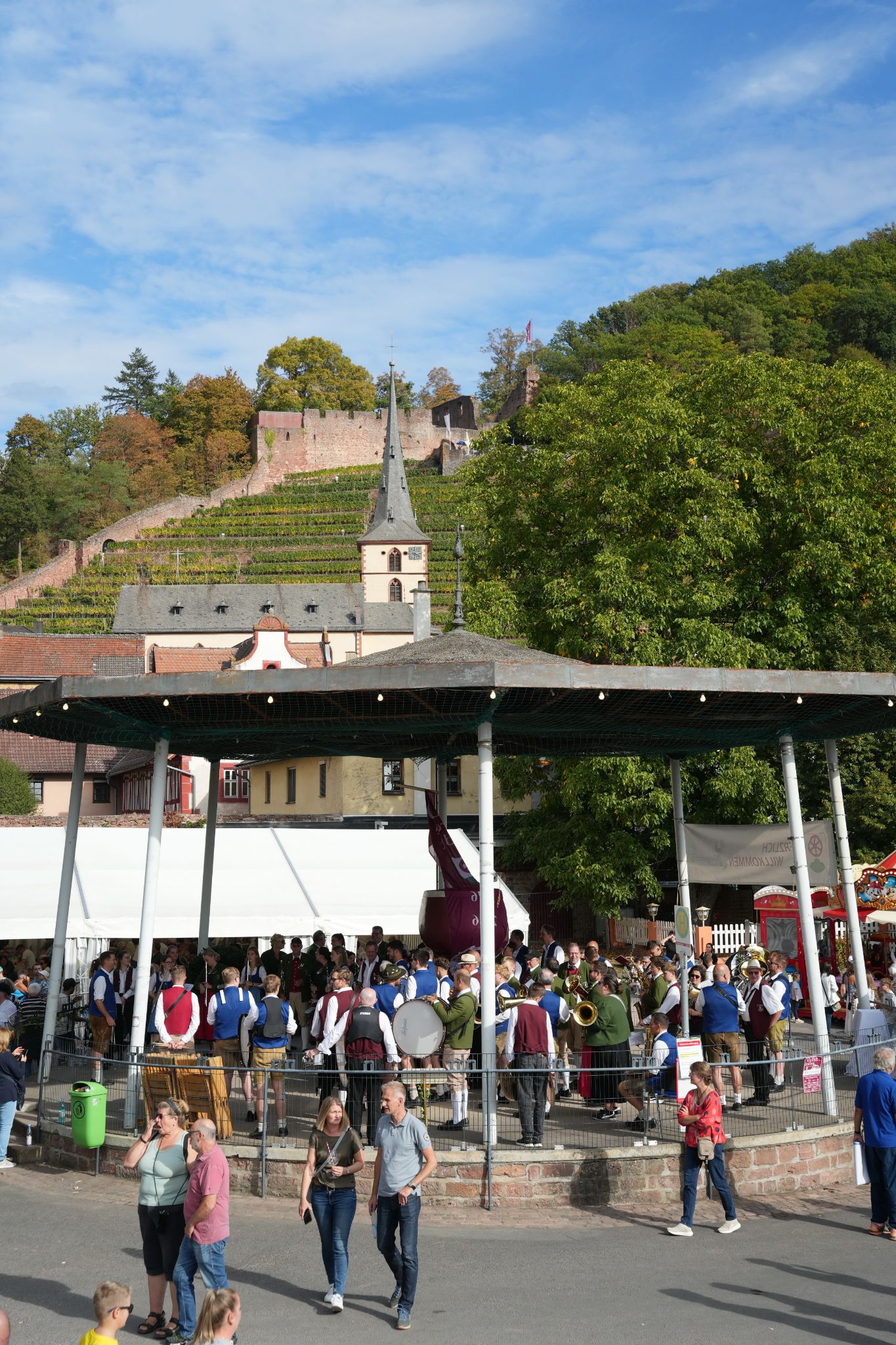 Gemeinsames Schlusslied der Musikvereine
