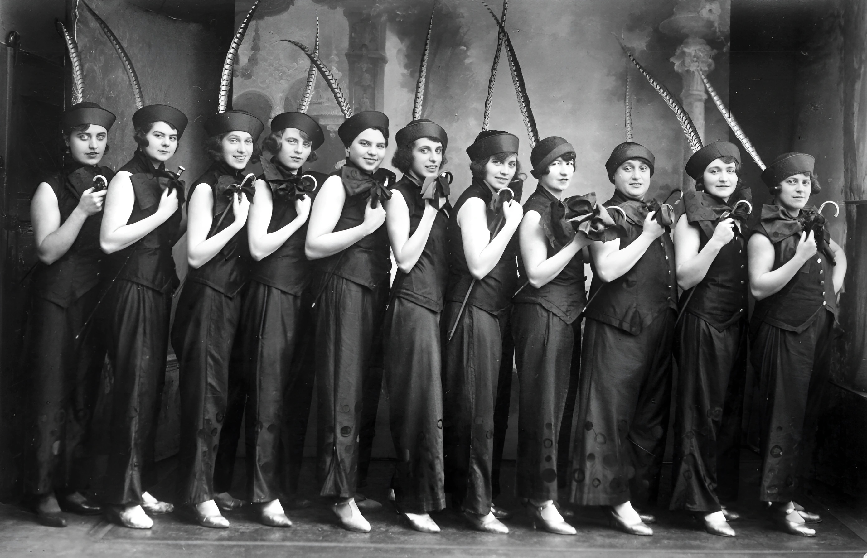 Posenfoto Fasching 1931