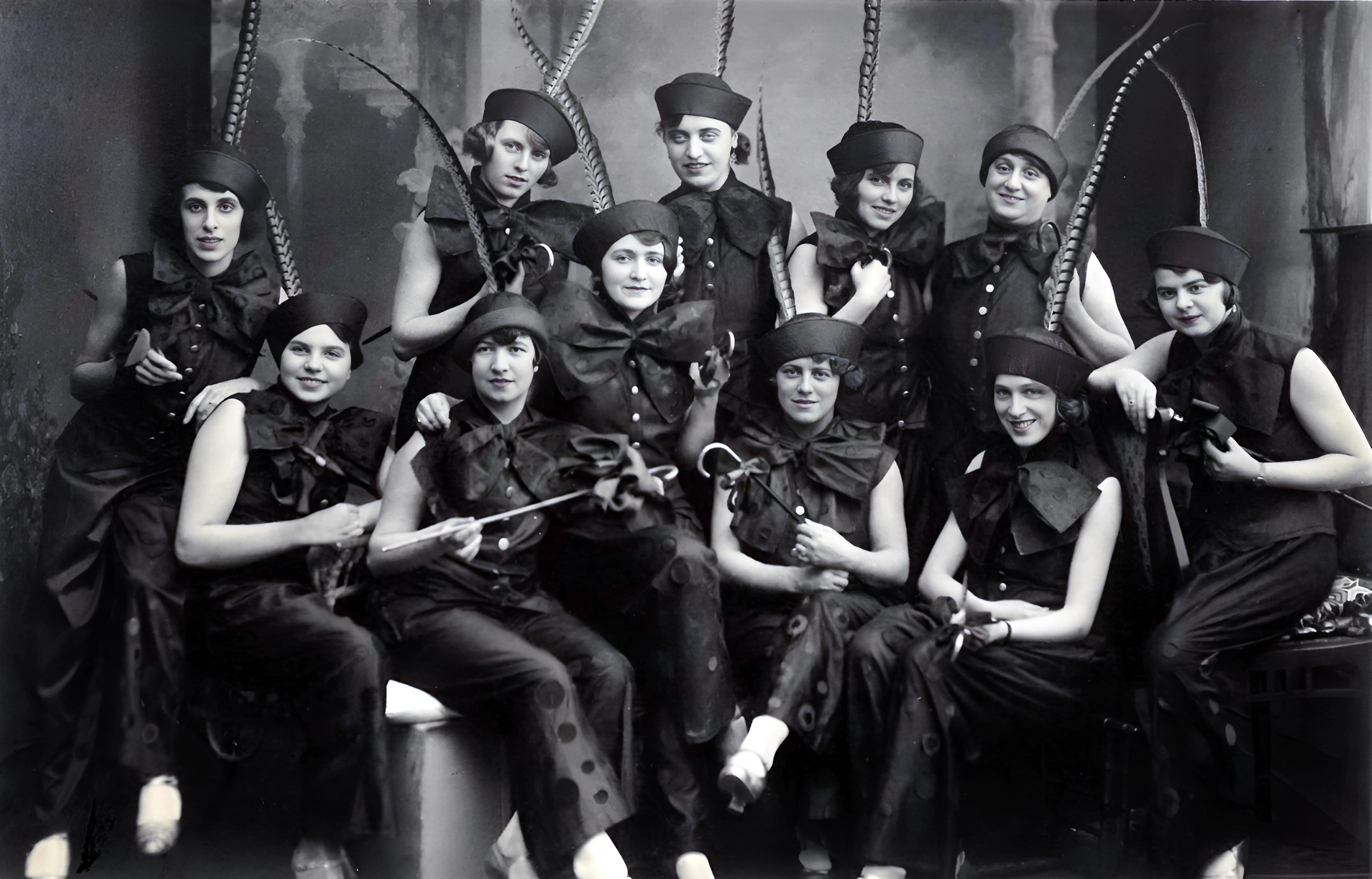 Posenfoto Fasching 1931