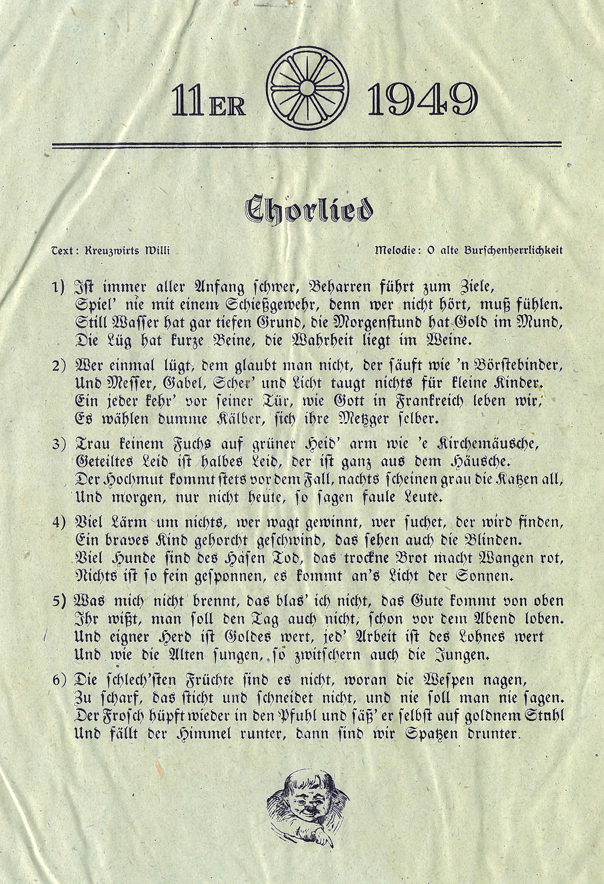Chorlied 1949