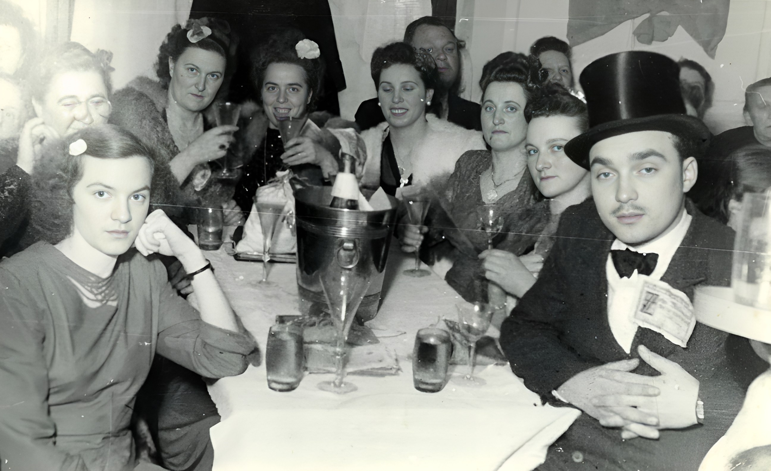 Fastnachter des "Millionenviertels" 1951