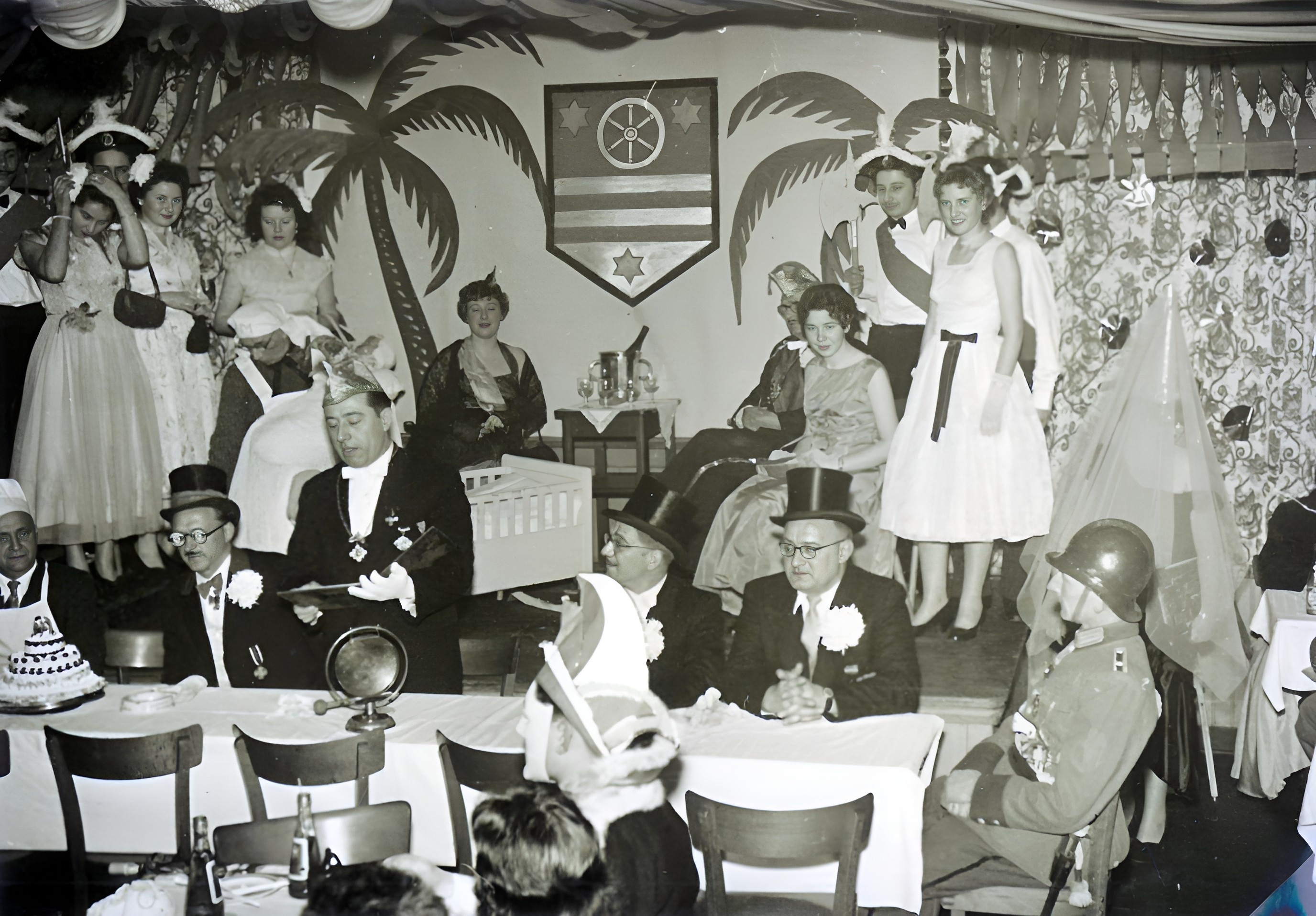 Kindstaufe in Monaco 1957