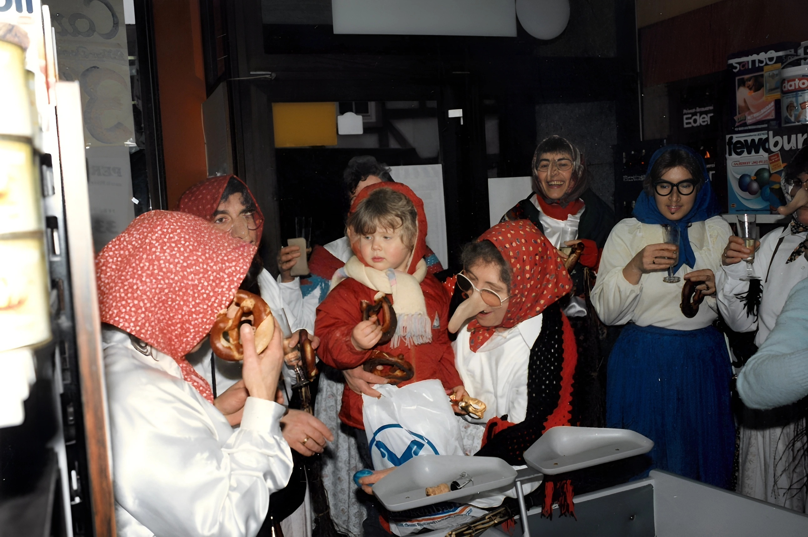 Die Mittwochsturnerinnen am Rosenmontag 1986