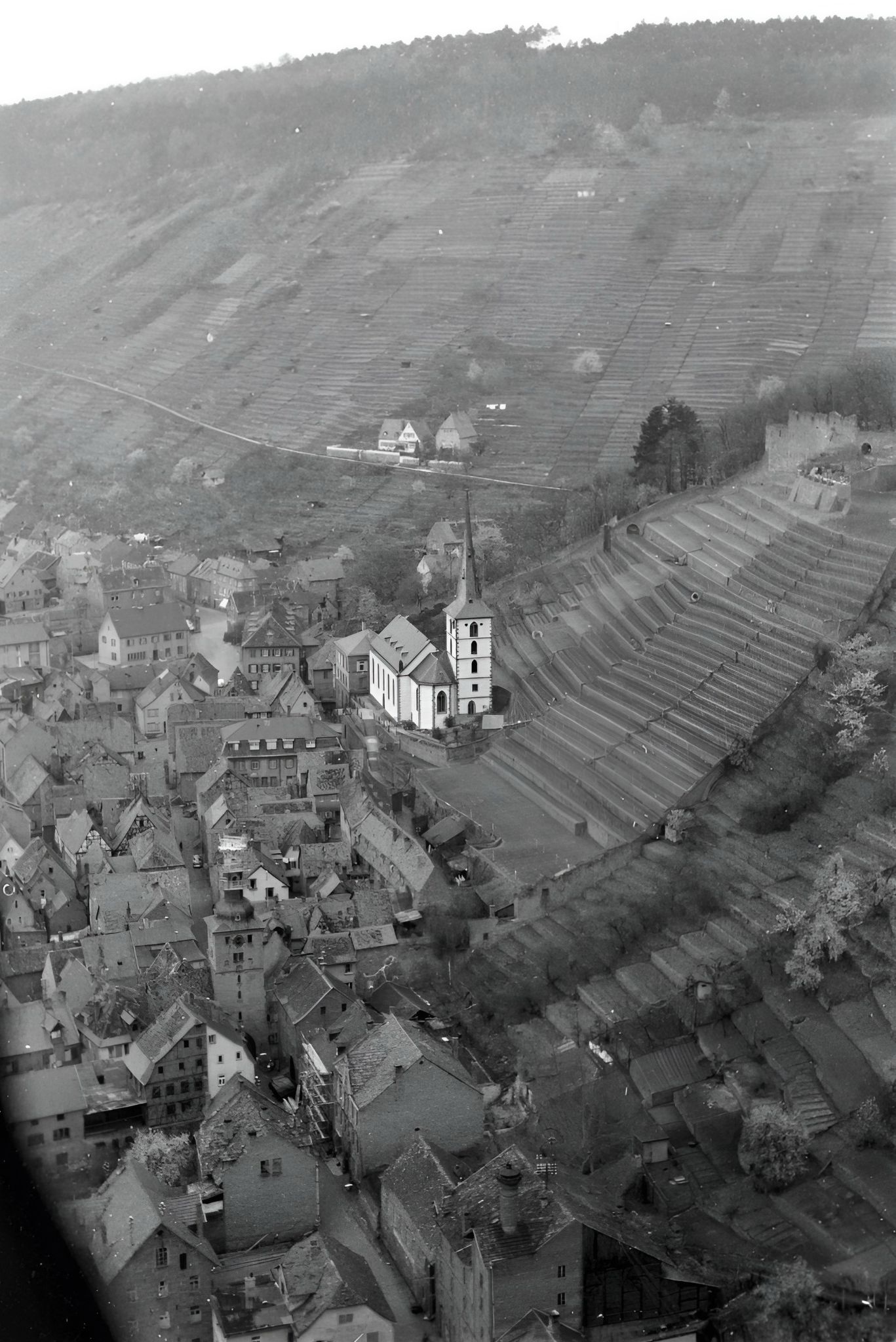 Luftaufnahme mit Südspitze