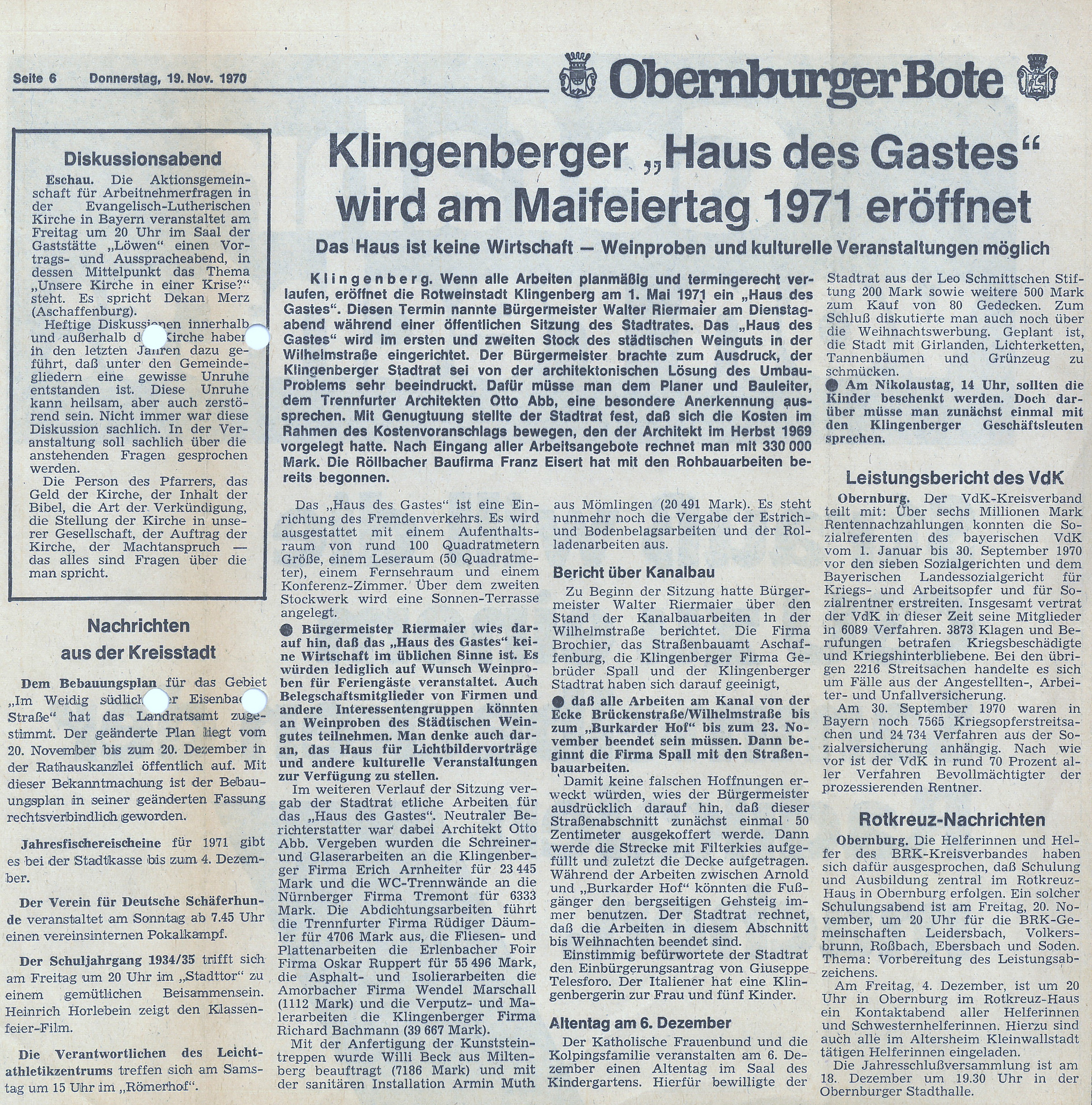 Haus des Gastes mit Weinprobierstube