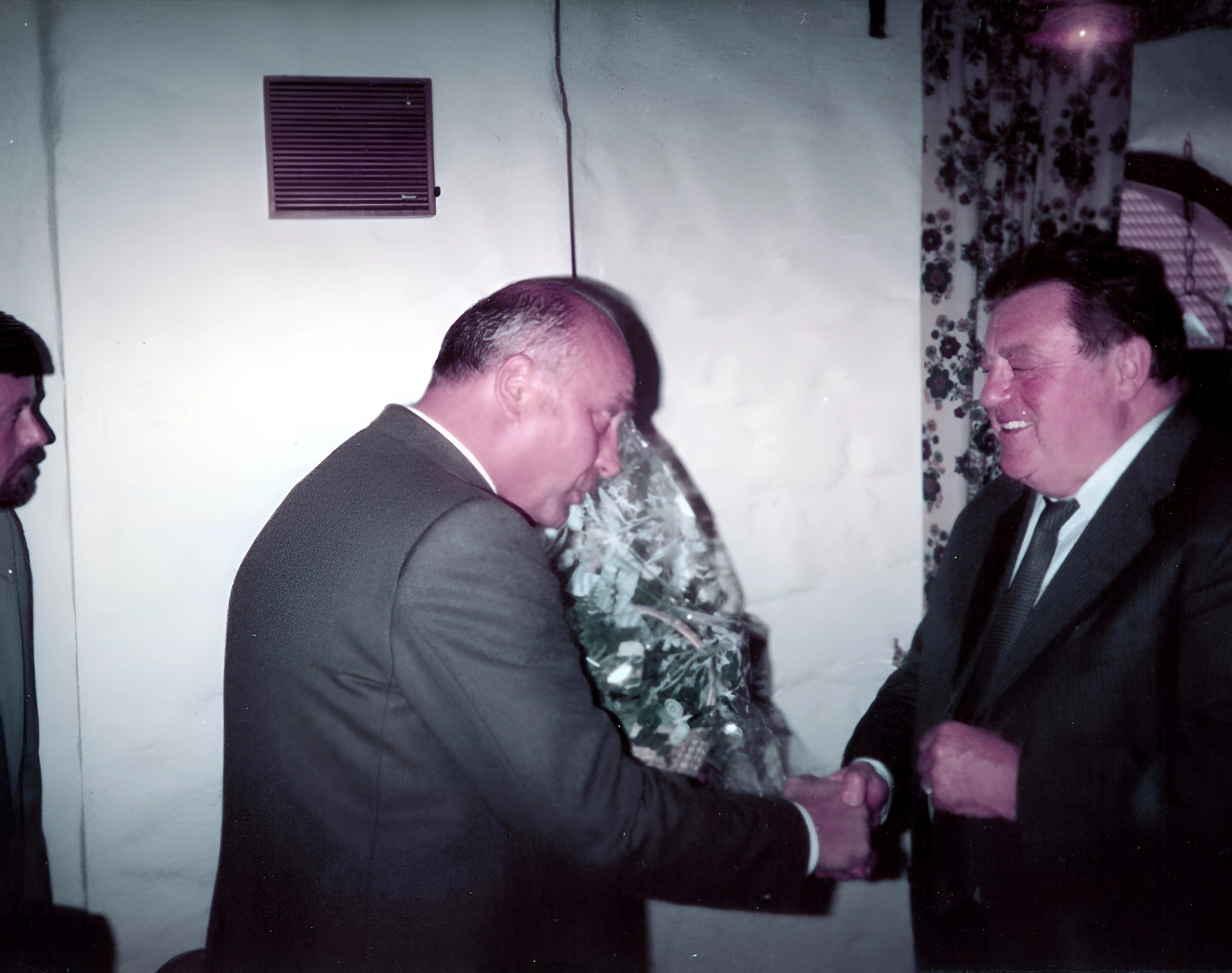 Der Bayerische Ministerpräsident Franz Josef Strauß ist zu Gast in Klingenberg 1982