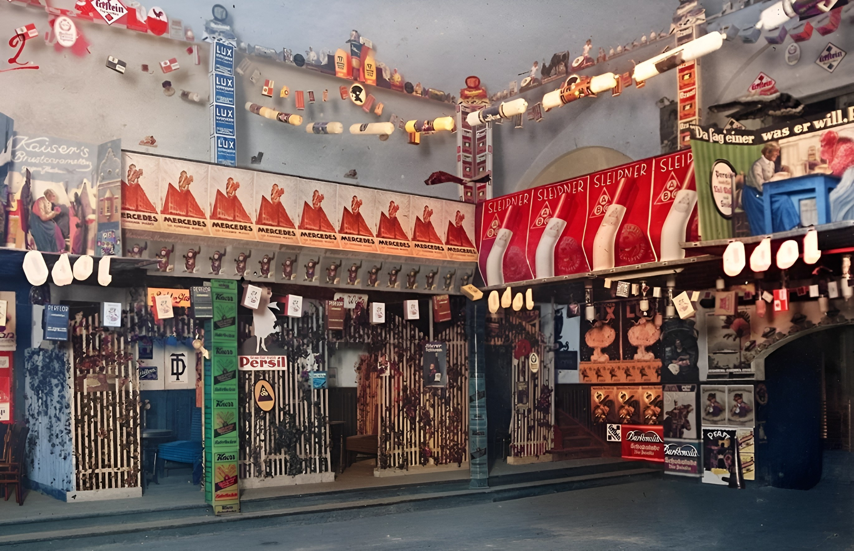 Bühnendekoration im Saalbau der Brauerei Schmitt 1928