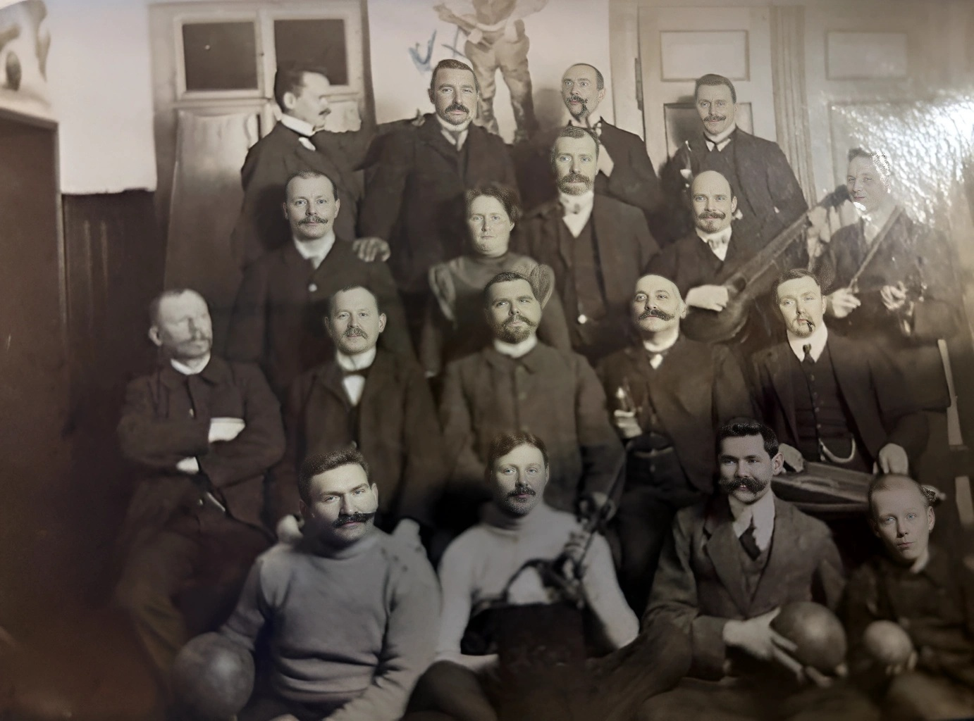 Familienfoto der Familien Auer / Schmitt