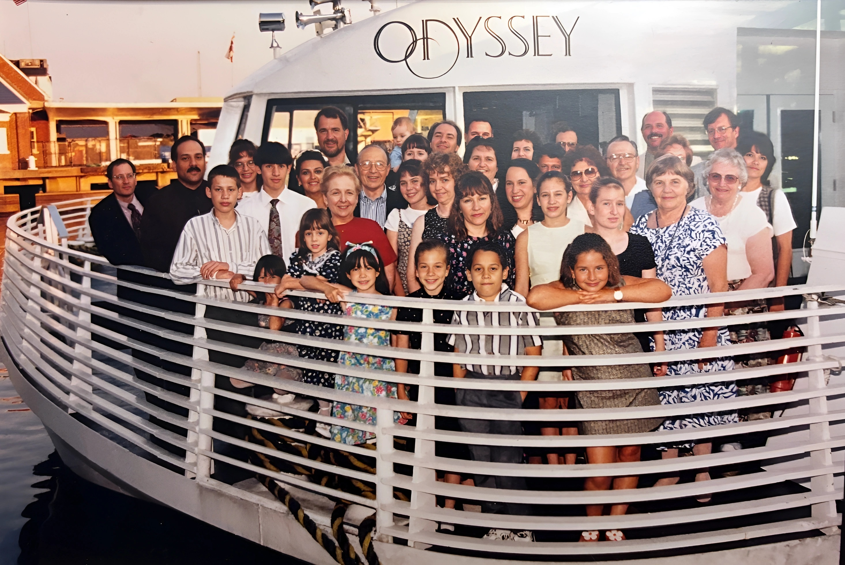 Familienfoto der Familien Auer / Schmitt