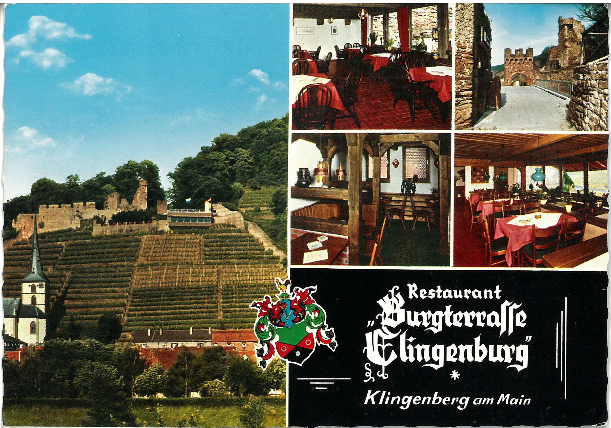 Burgterrasse AK 1967