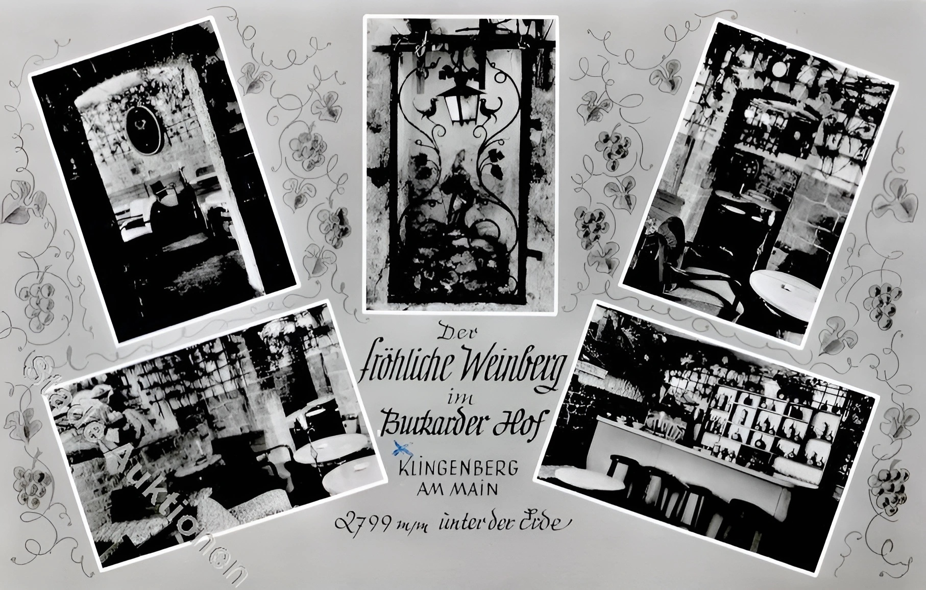 Mehrbild-Ansichtskarte des Burkarder Hofes