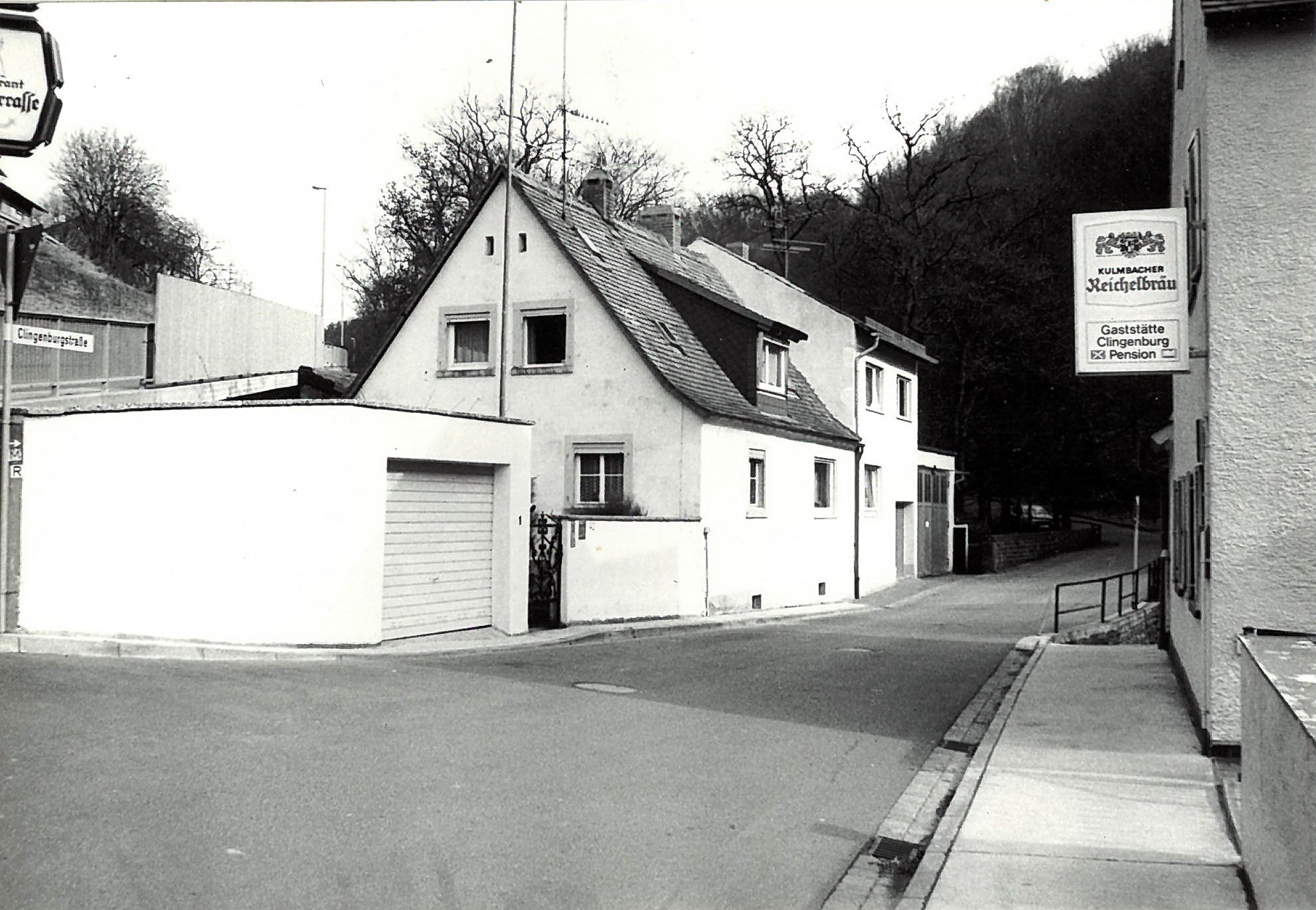 Clingenburgstraße 2 um 1980