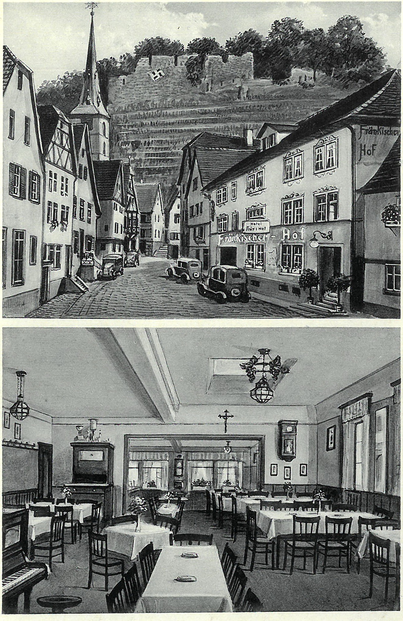 Ansichtskarte um 1940