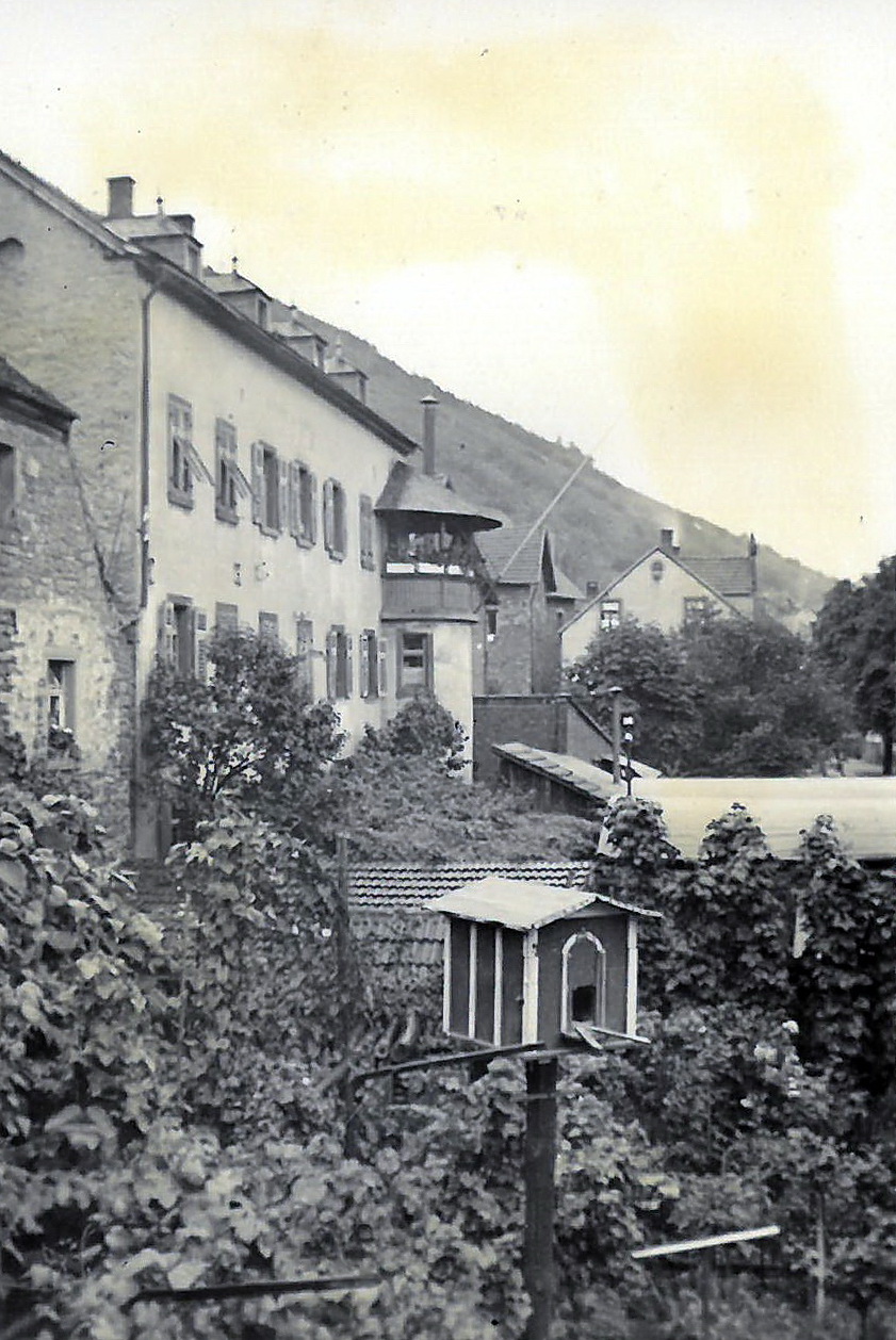 Die Westseite des Gasthauses "Goldenes Kreuz"