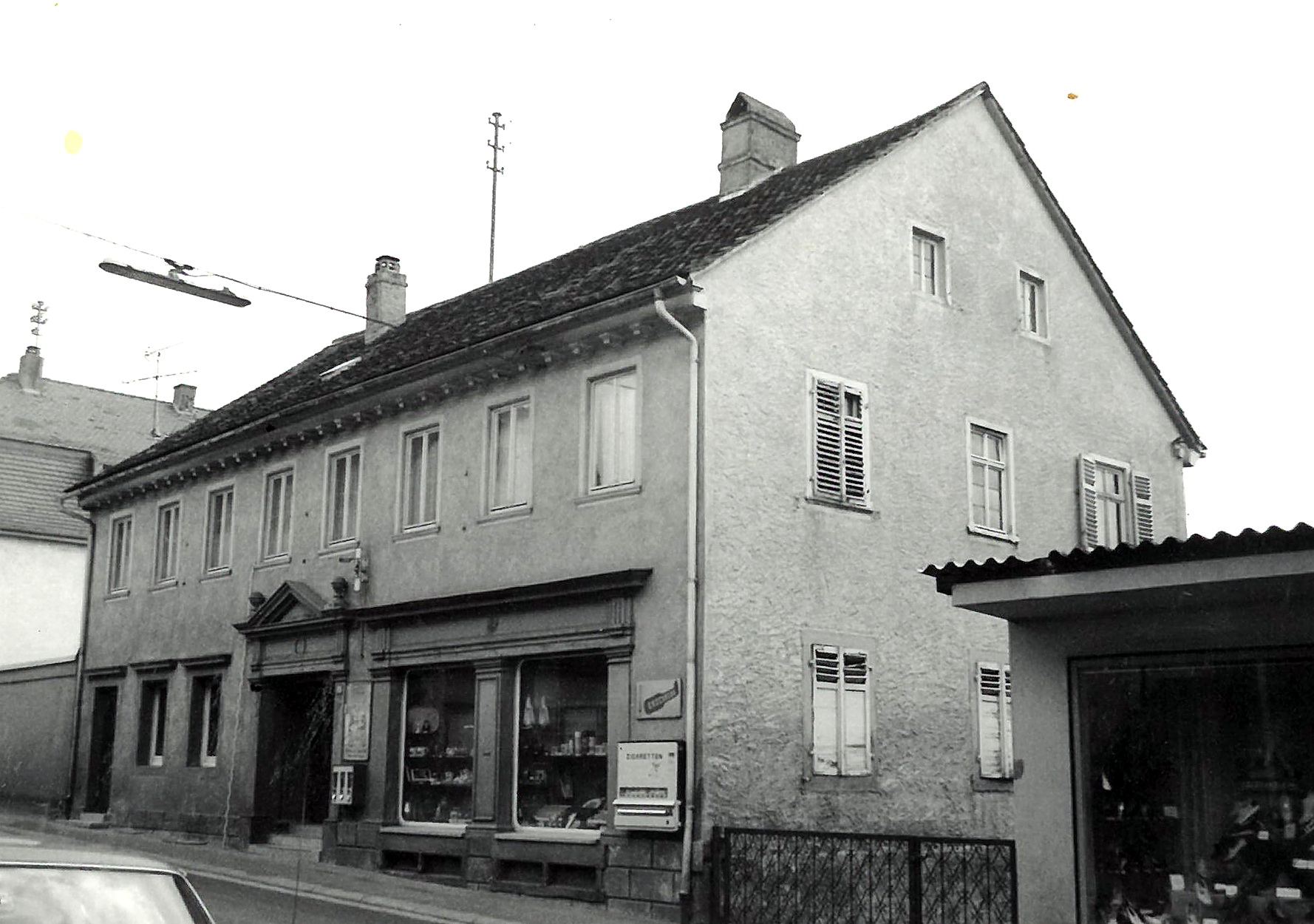 Das ehem. Gasthaus "Grüner Baum". Foto ca. 1980