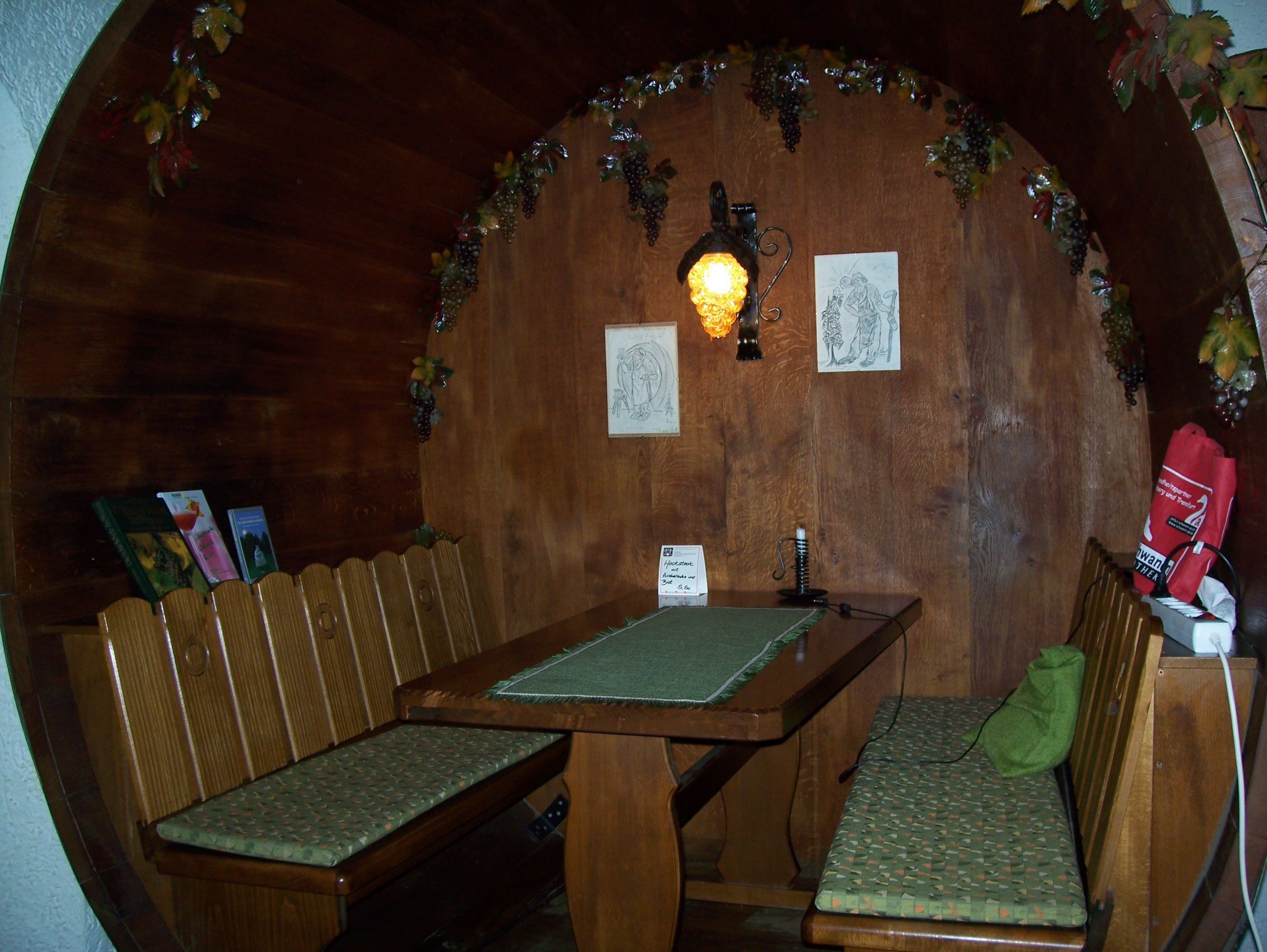 Sitzplatz im "Woifass"