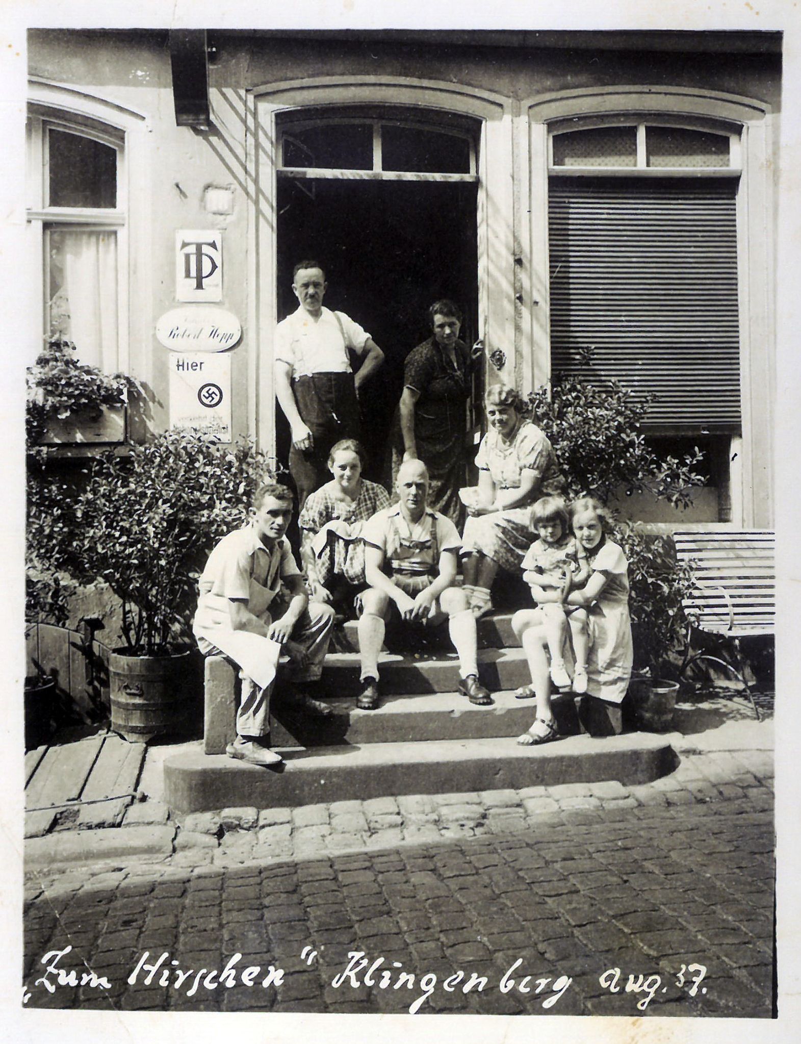 Gruppenfoto August 1937
