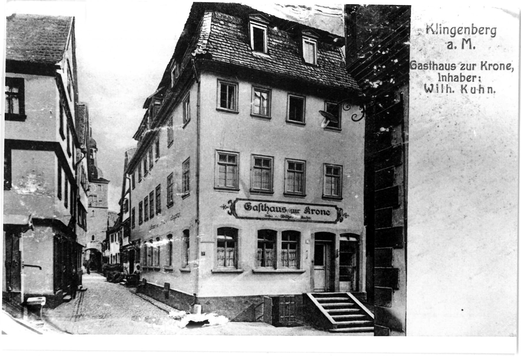 Das Gasthaus "Zur Krone" im Jahr 1926