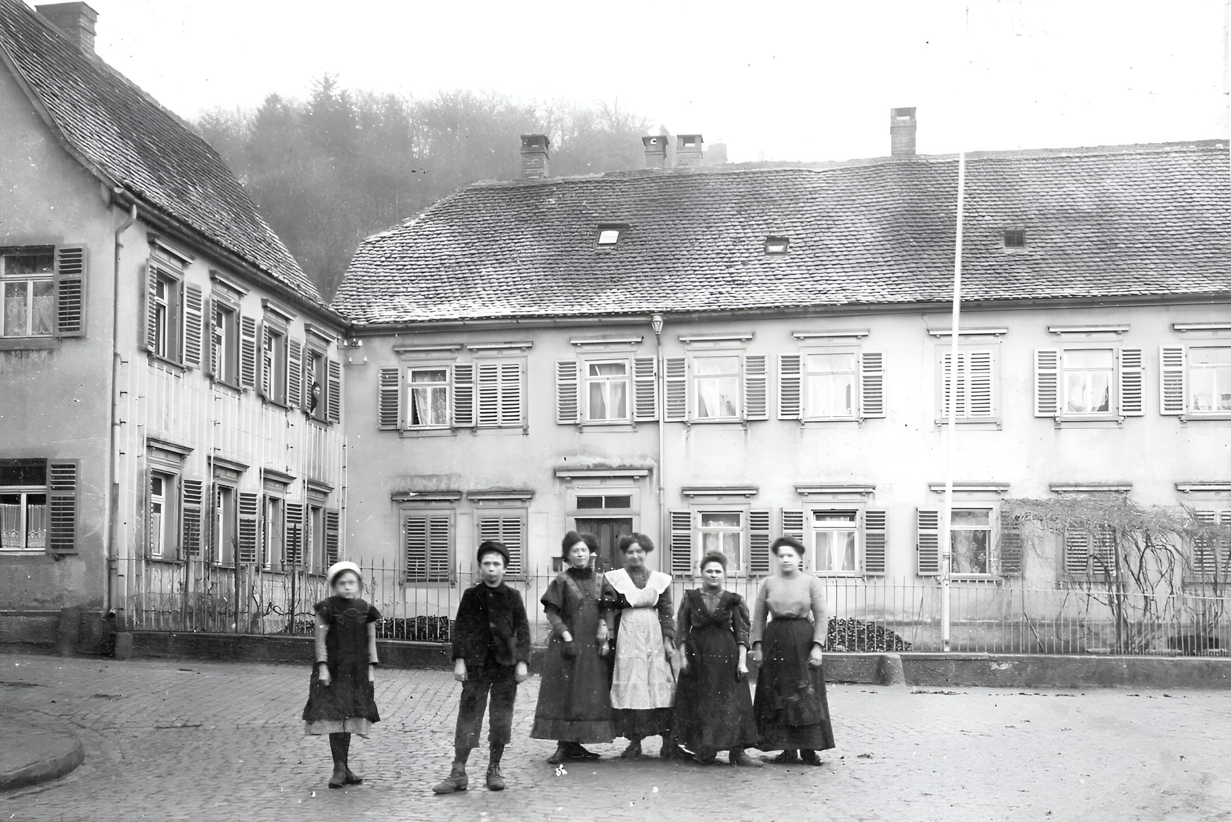 An der Ecke Bergwerkstraße - Ludwigstraße - Hauptstraße stand das Haus der Familie Wagner