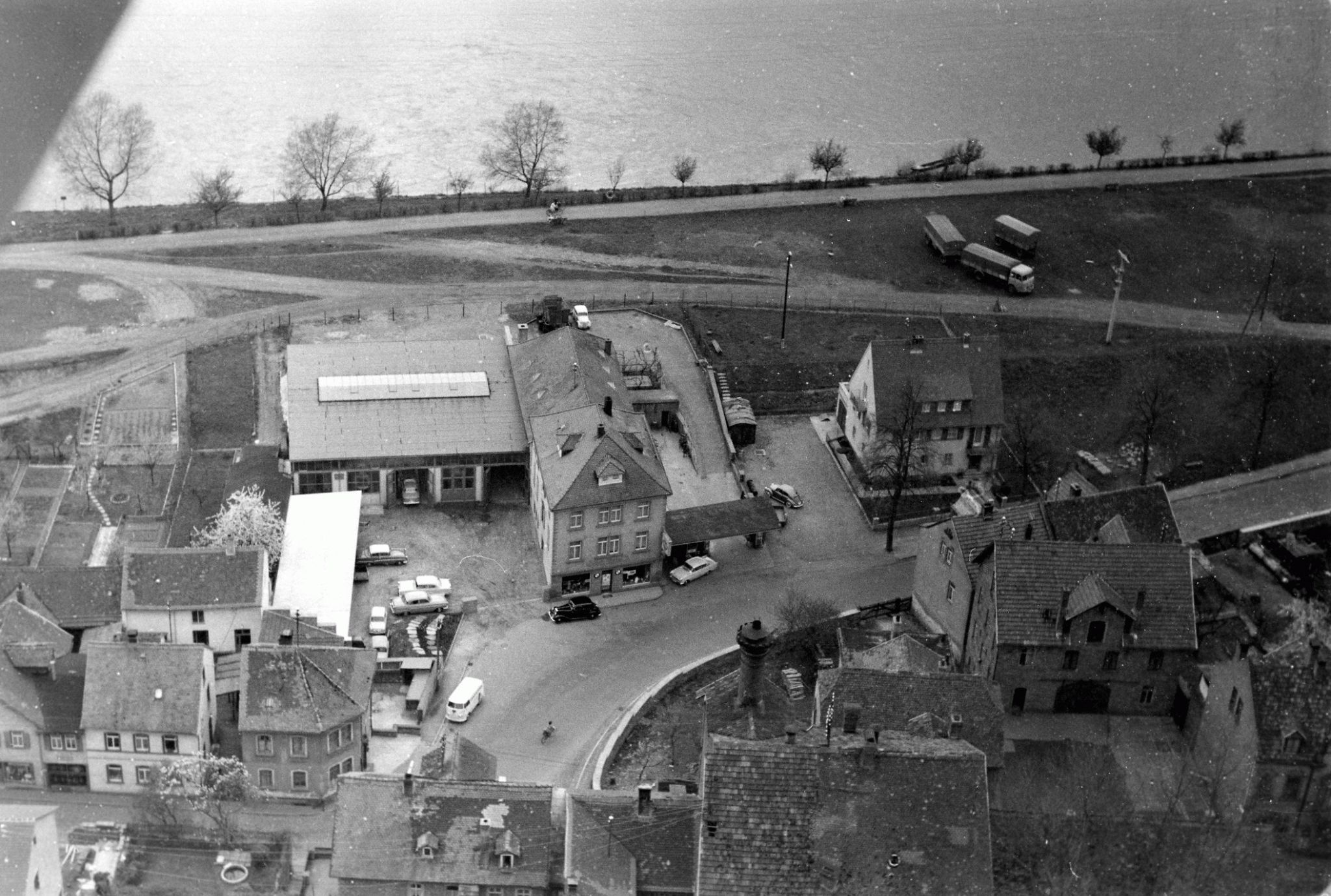 Das Autohaus Arnold aus der Vogelperspektive