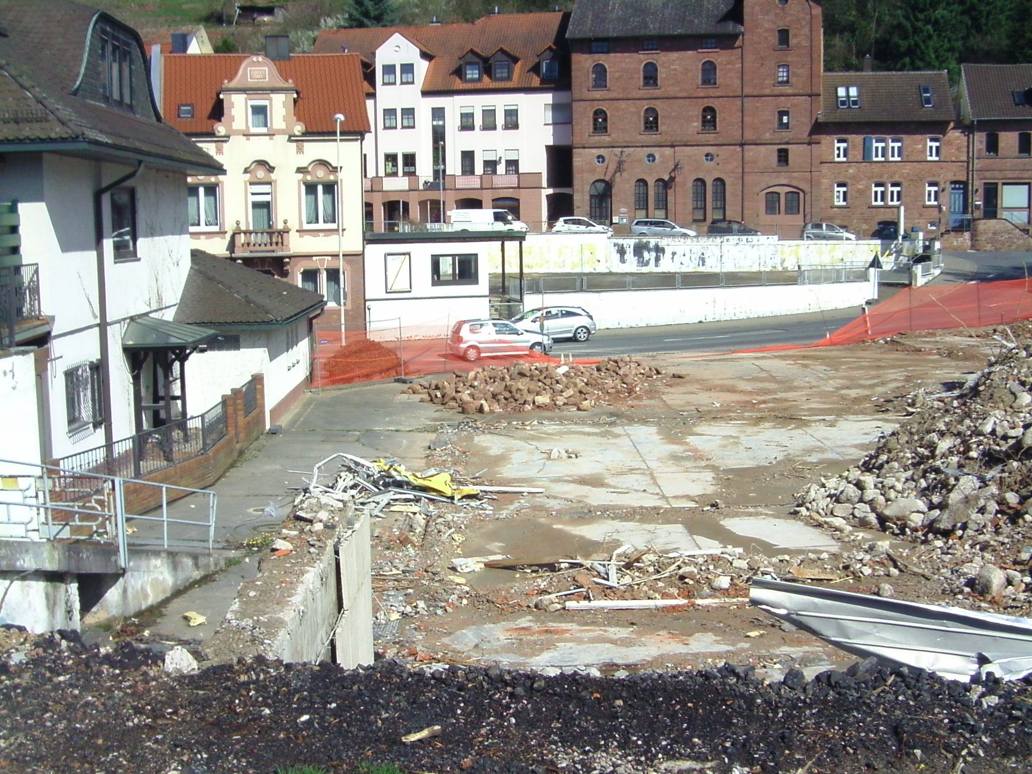 Die Abrissarbeiten neigen sich dem Ende