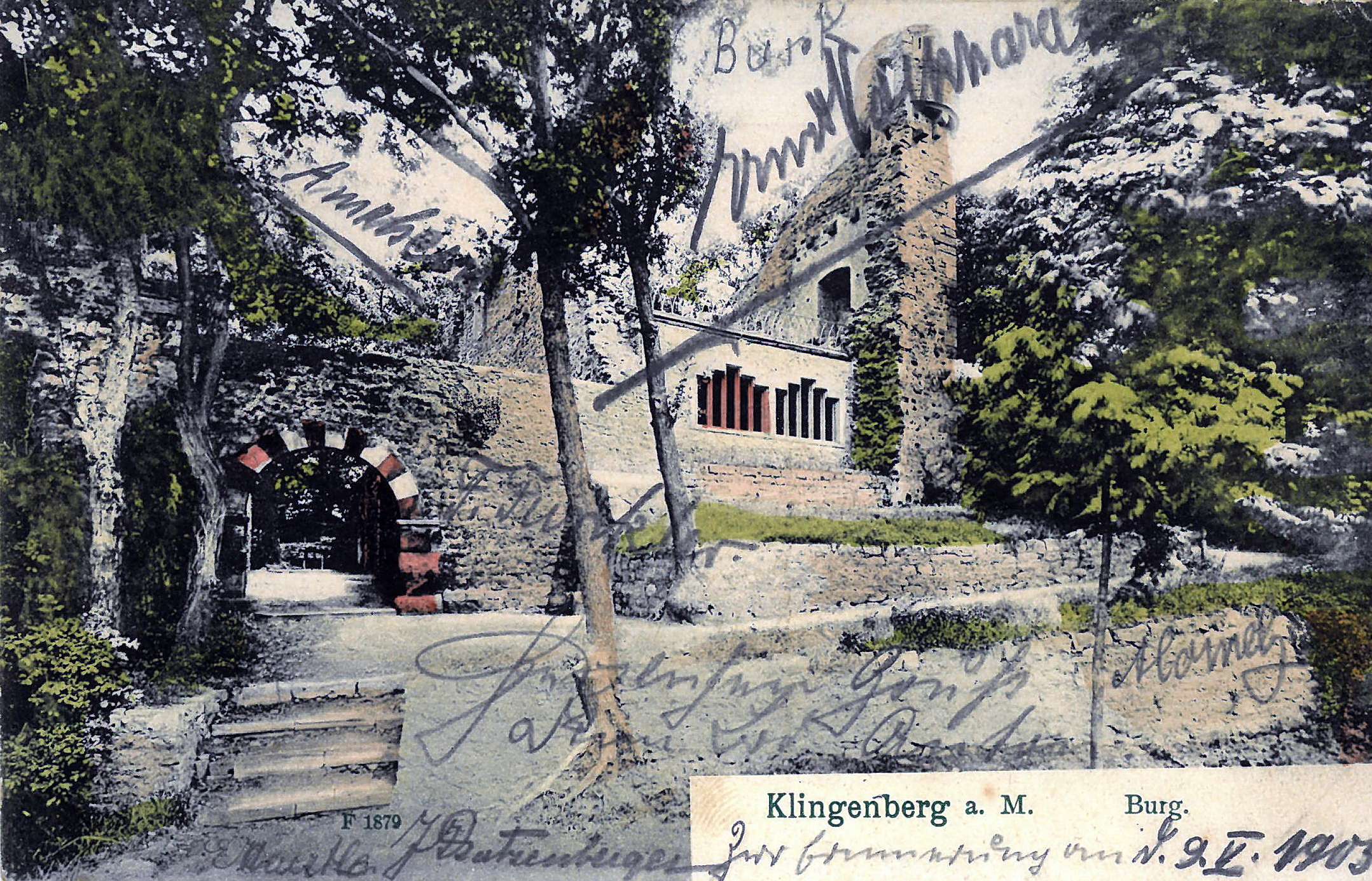 Historische Fotos und Ansichtskarten der Clingenburg