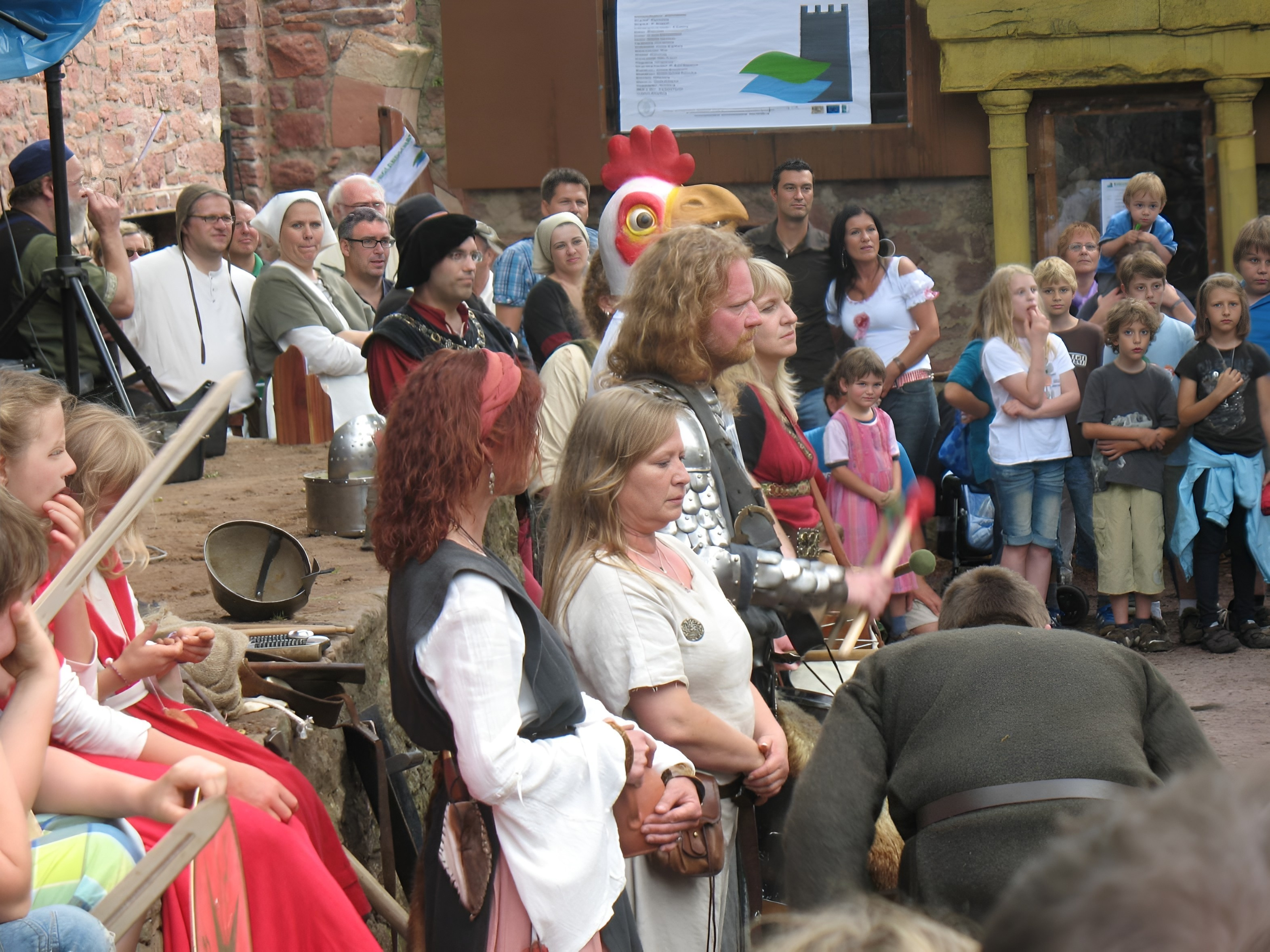 Mittelalterspektakel auf der Clingenburg 2011